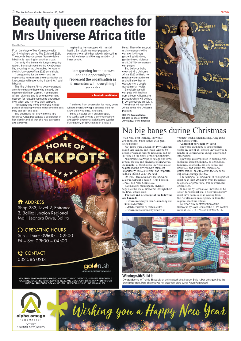 North Coast Courier 28 December 2022 page 2