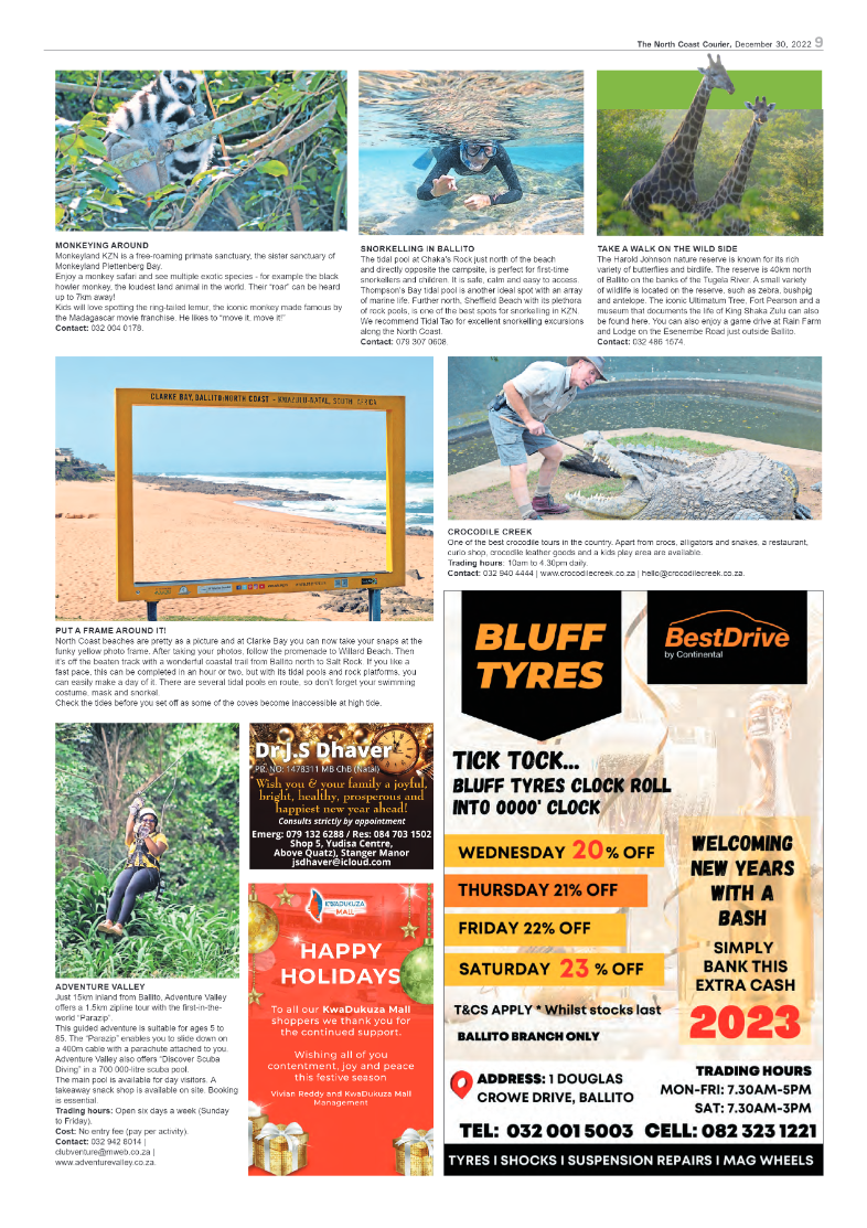 North Coast Courier 28 December 2022 page 9
