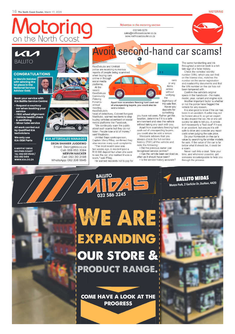 North Coast Courier 17/03/23 page 16