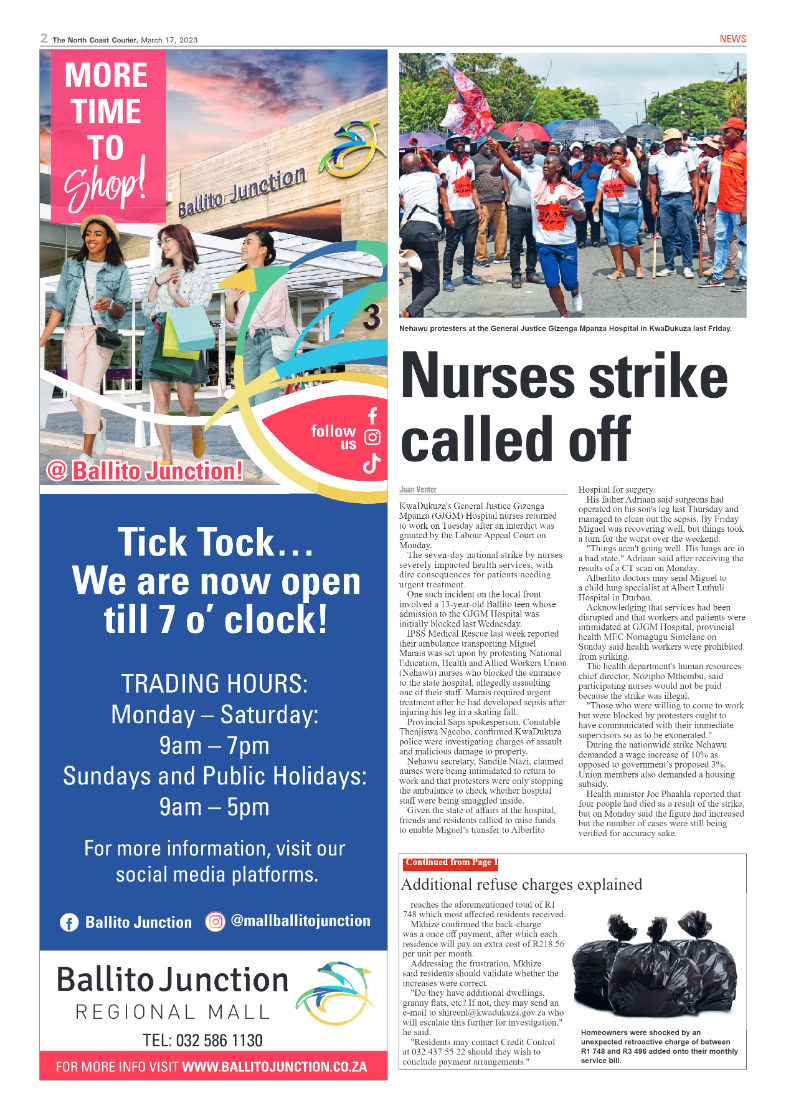 North Coast Courier 17/03/23 page 2