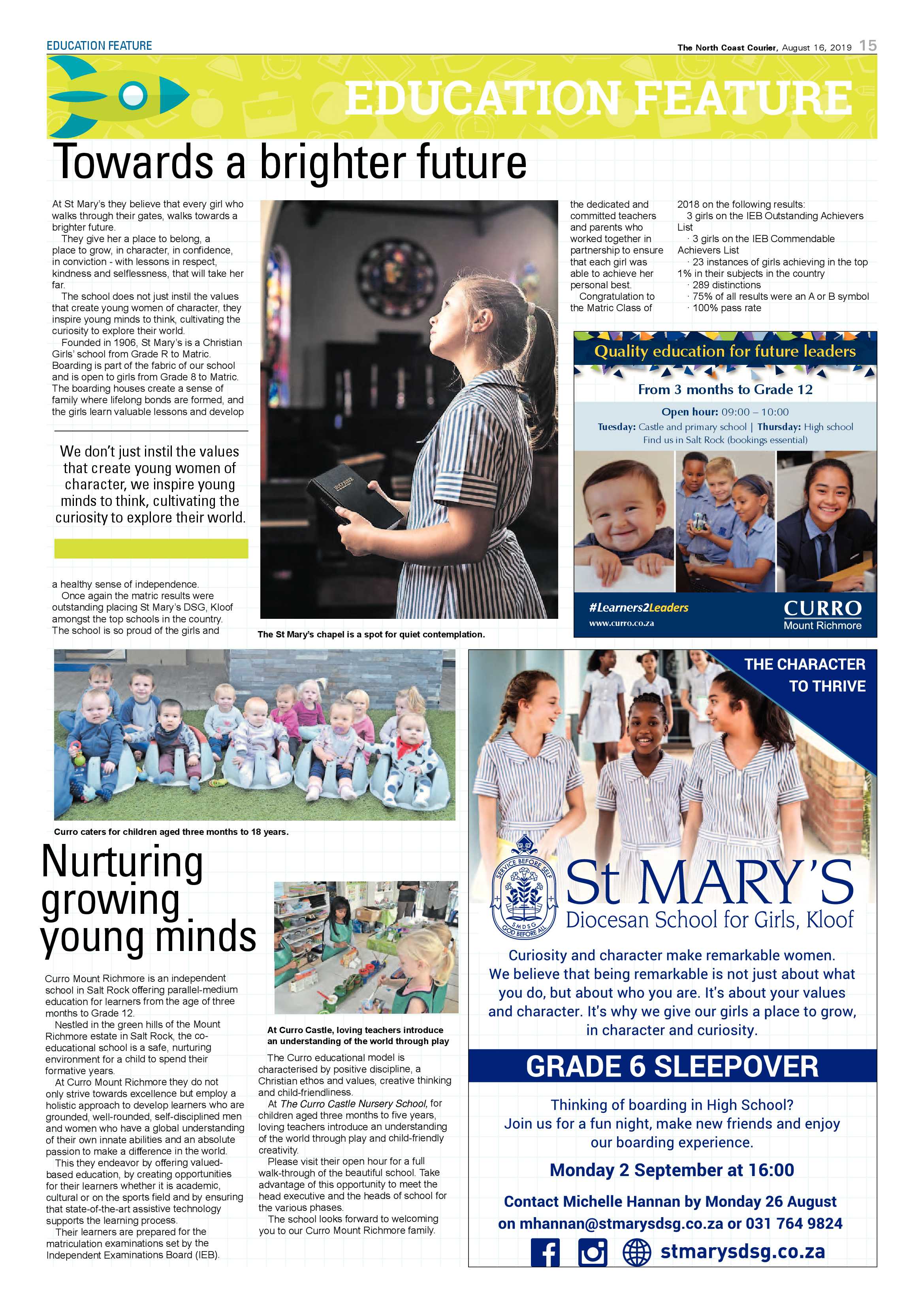 Education Feature August 2019 page 6