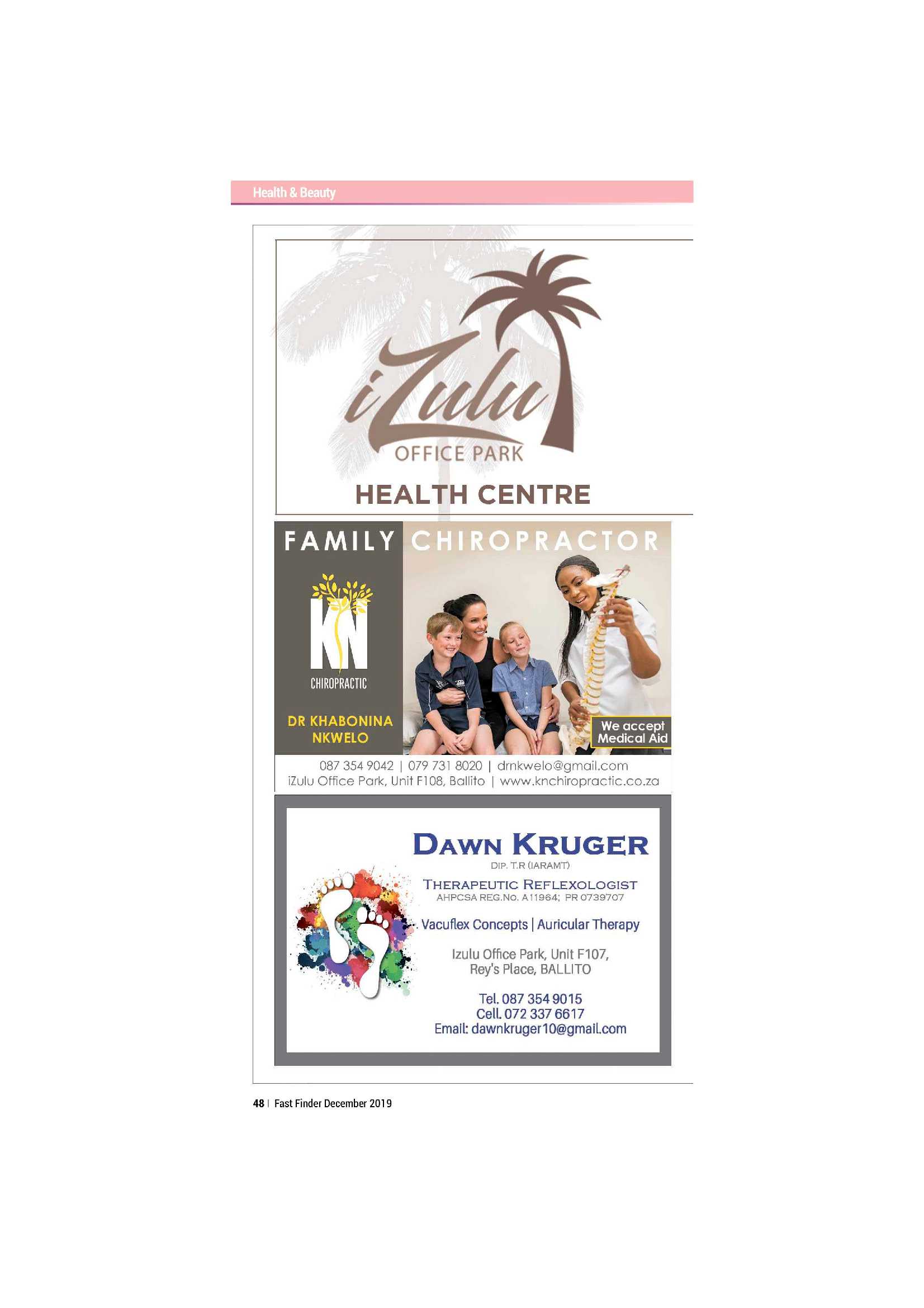 Fast Finder December Issue page 50