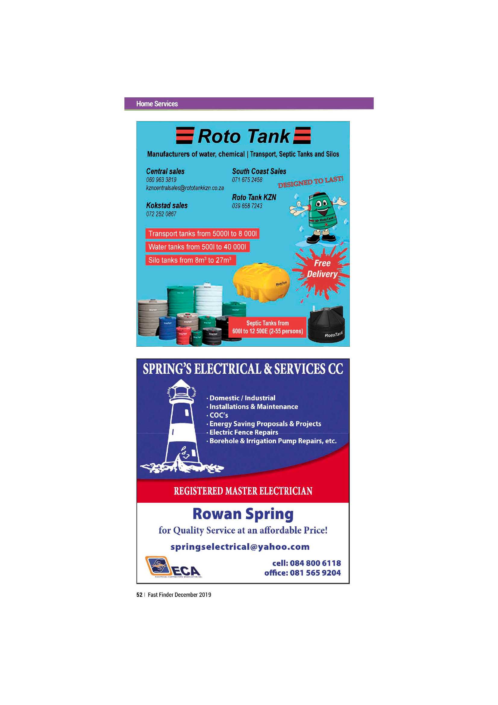 Fast Finder December Issue page 54