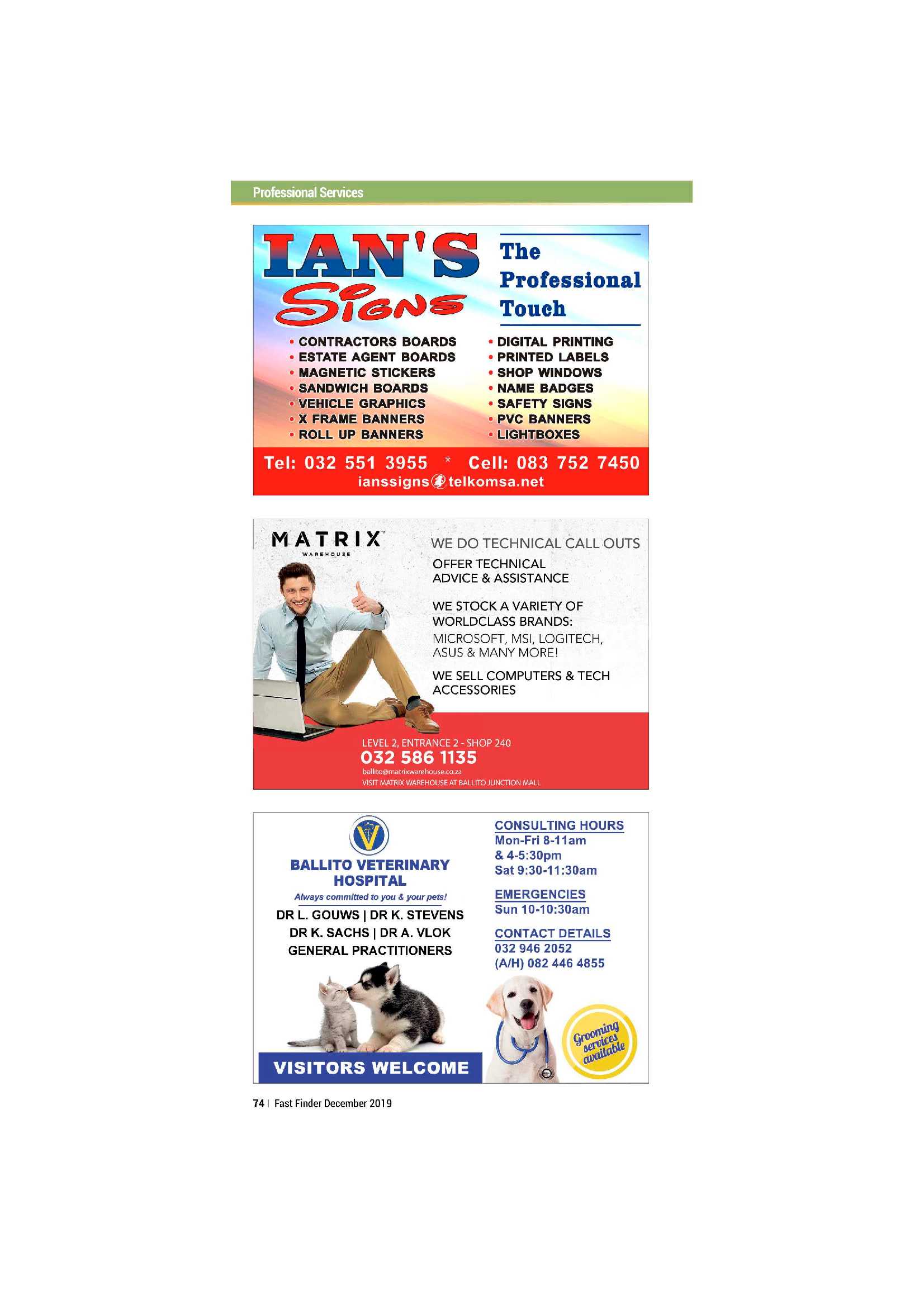 Fast Finder December Issue page 76