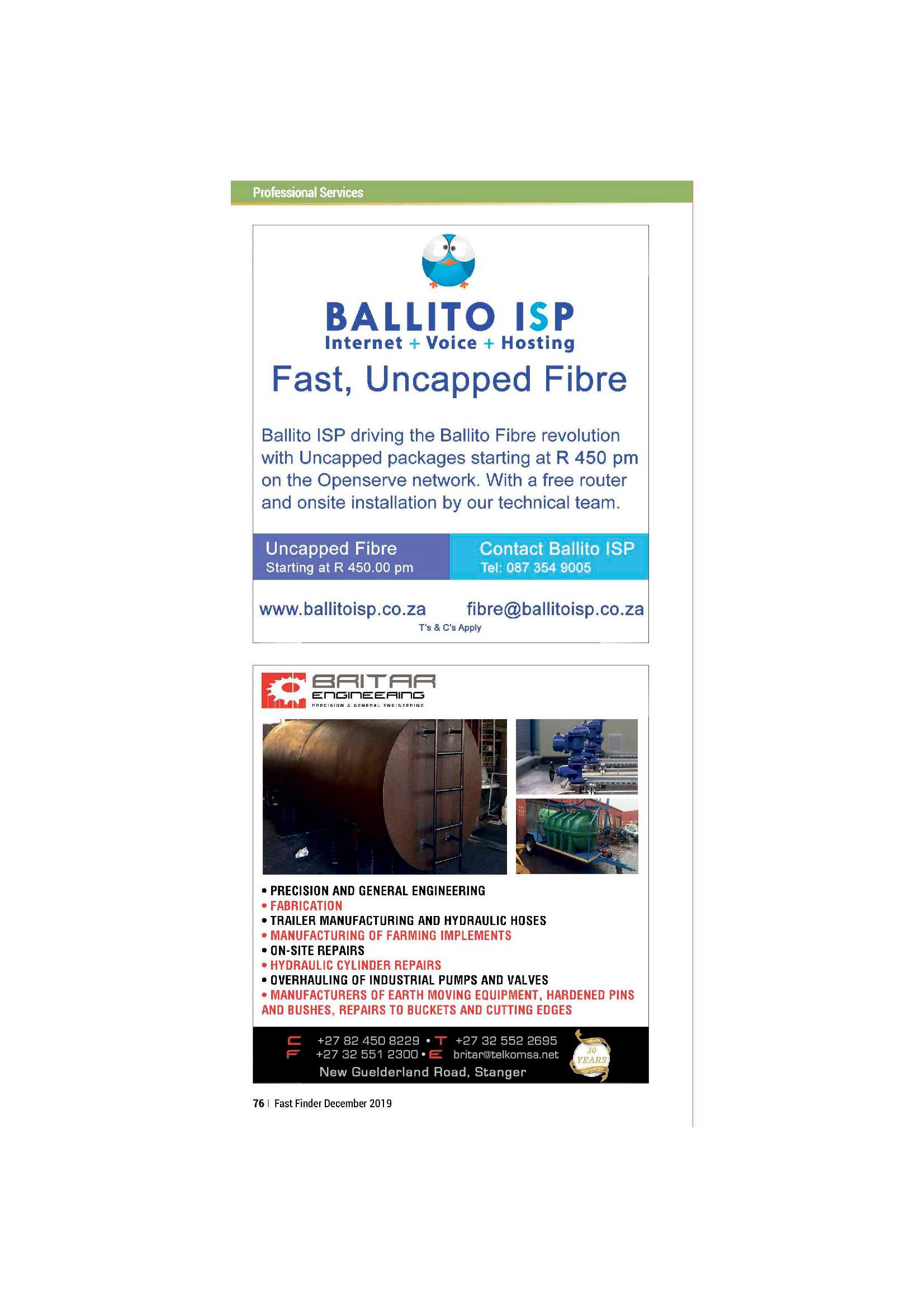 Fast Finder December Issue page 78