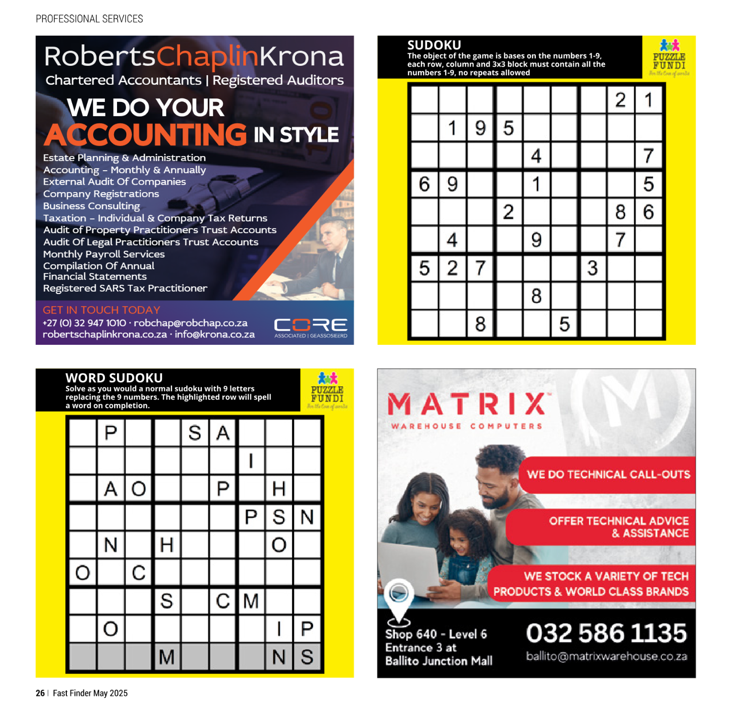 Fast Finder May 2025 page 28