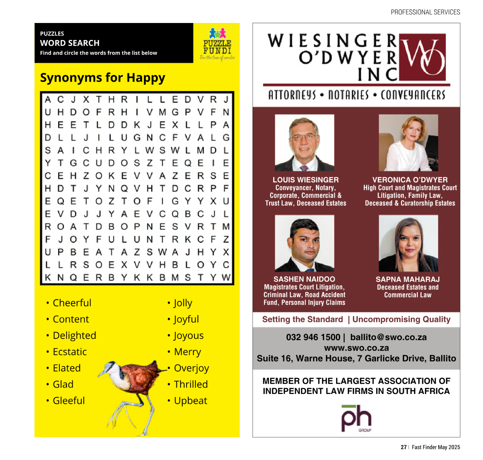 Fast Finder May 2025 page 29