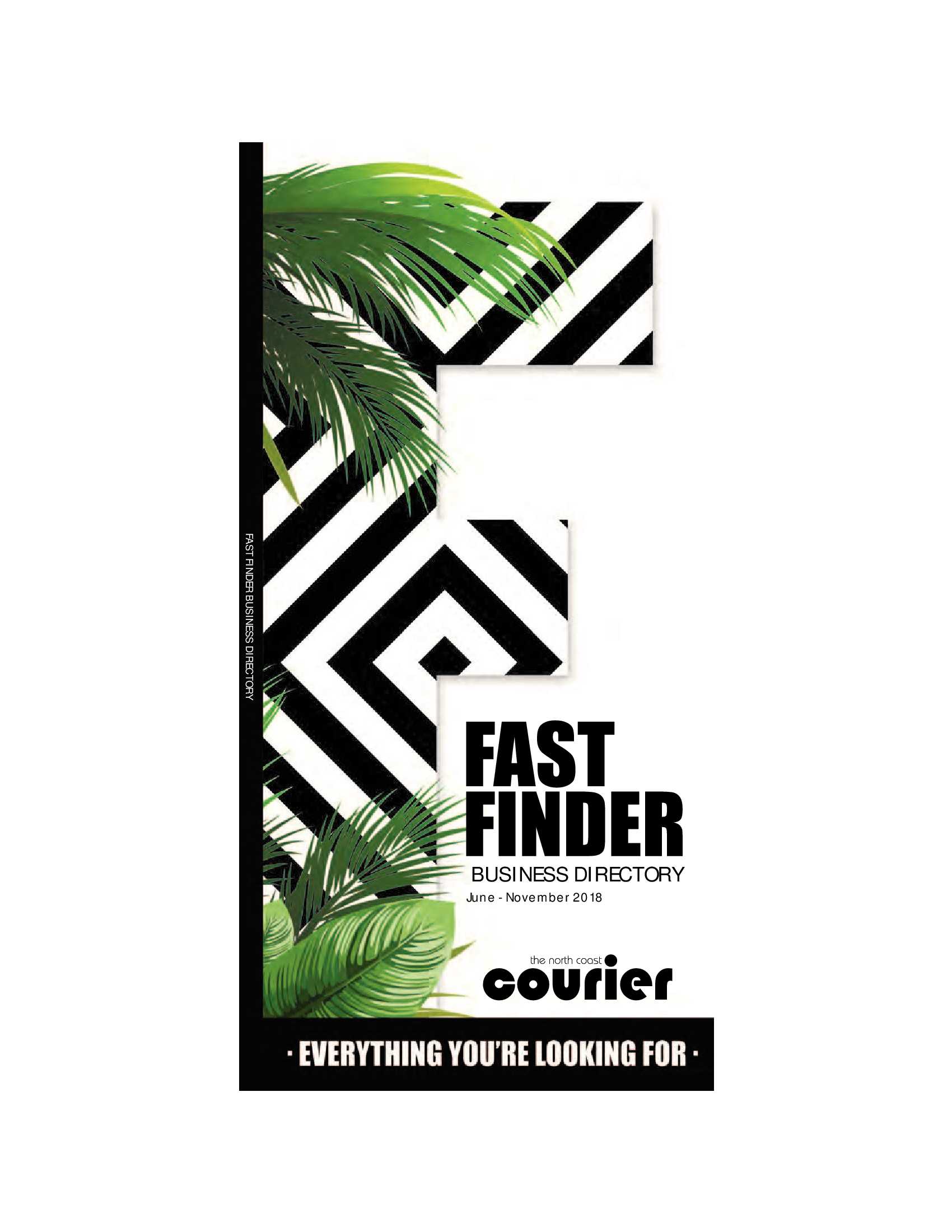 Fast finder June – November 2018 page 1