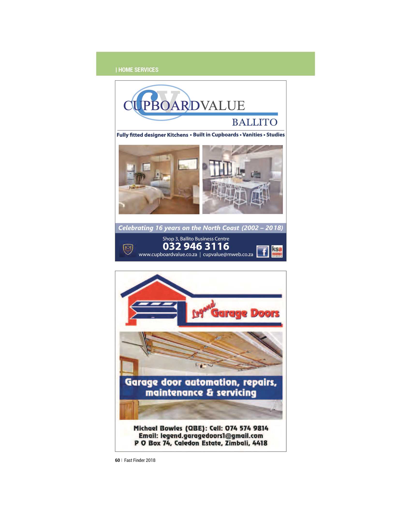 Fast finder June – November 2018 page 62