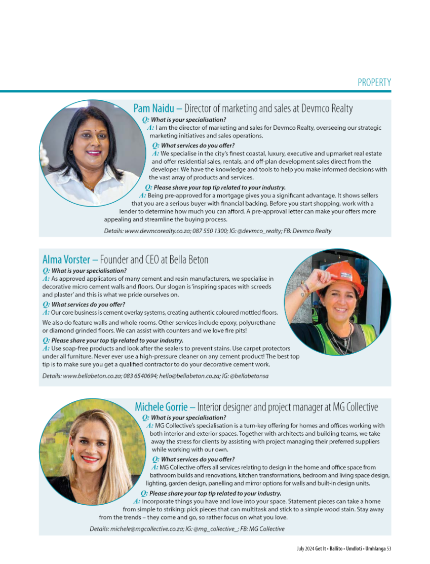 Get It Ballito Umdloti Umhlanga July 2024 page 55