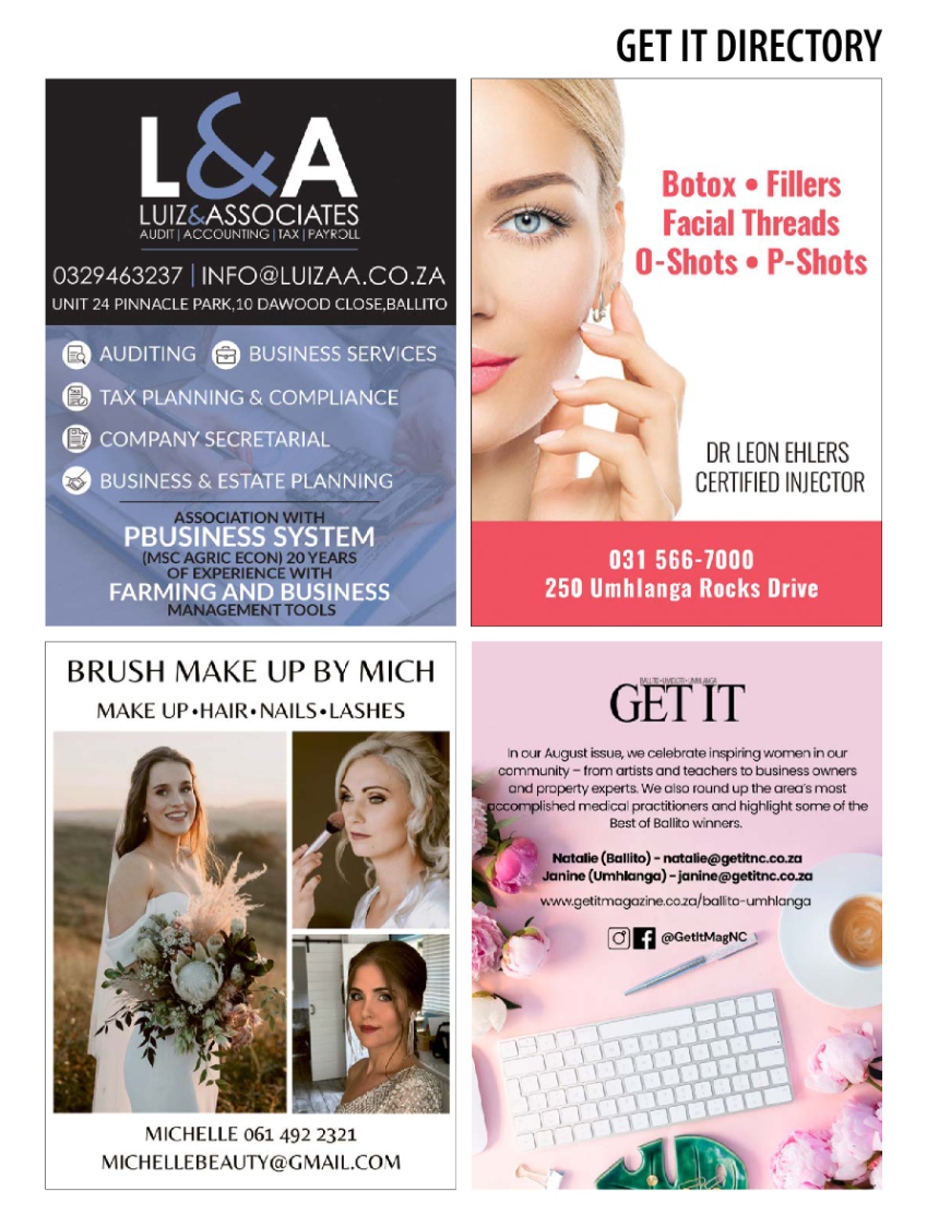 Get It Ballito Umdloti Umhlanga July 2024 page 63