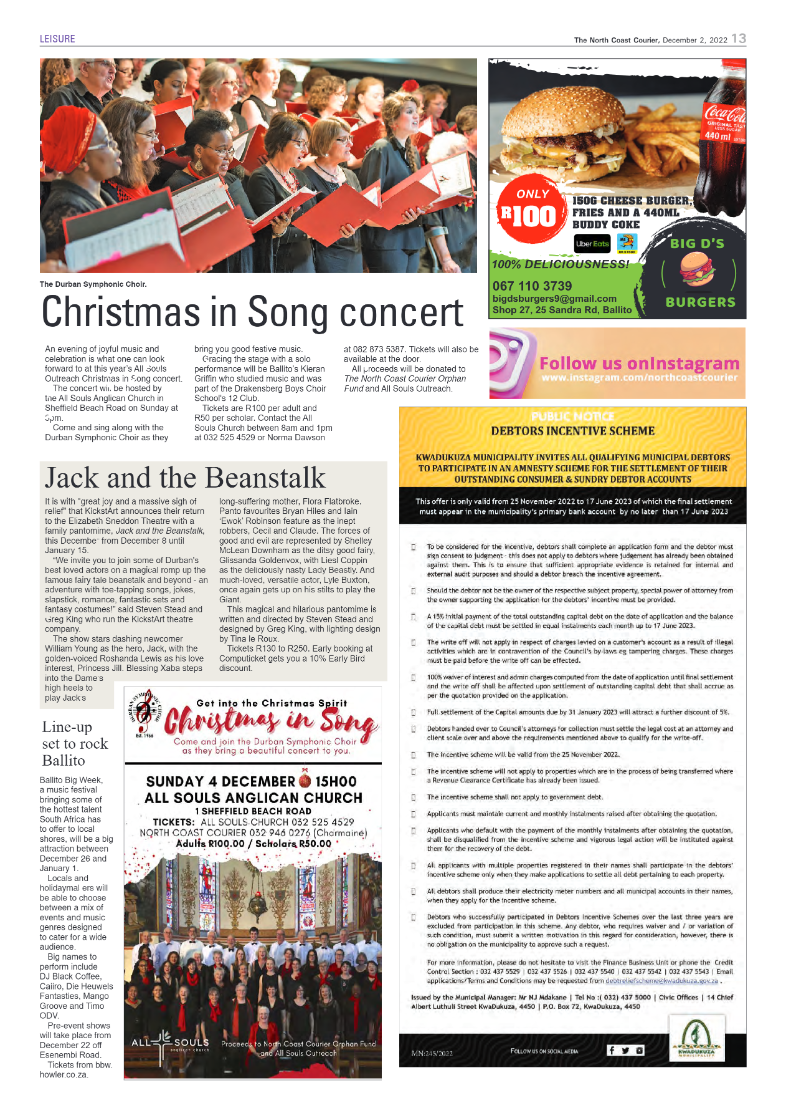 North Coast Courier 02 December page 13