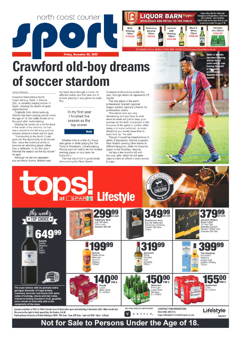 North Coast Courier 02 December page 20