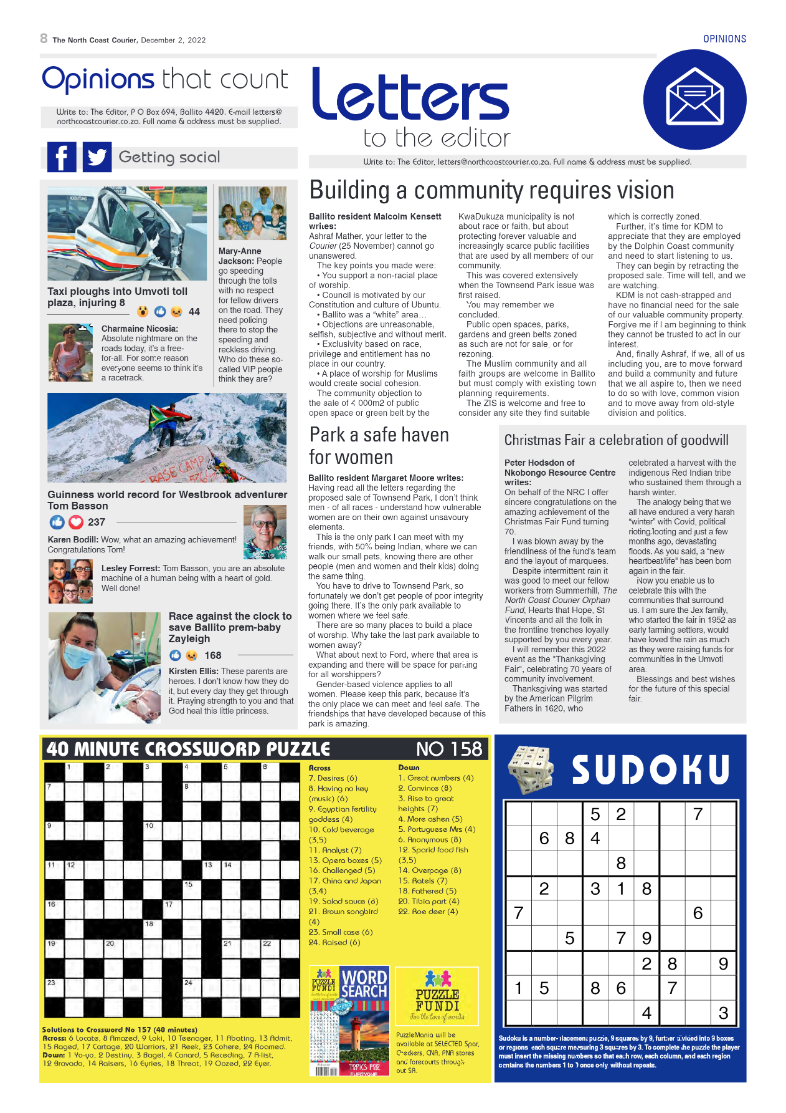 North Coast Courier 02 December page 8