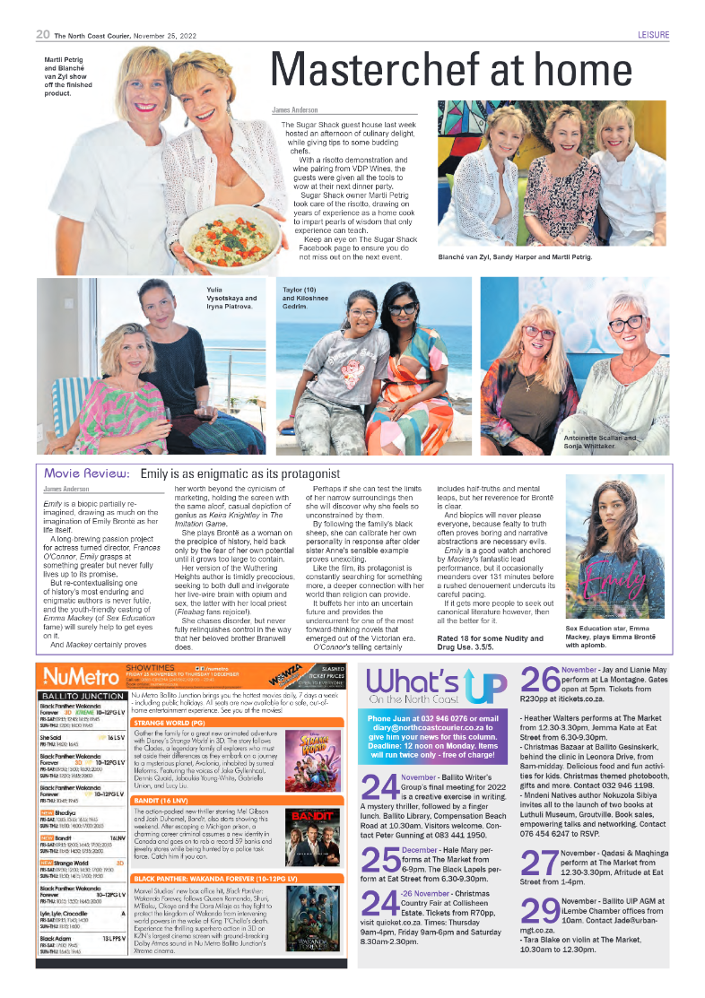 North Coast Courier 25/11/22 page 20