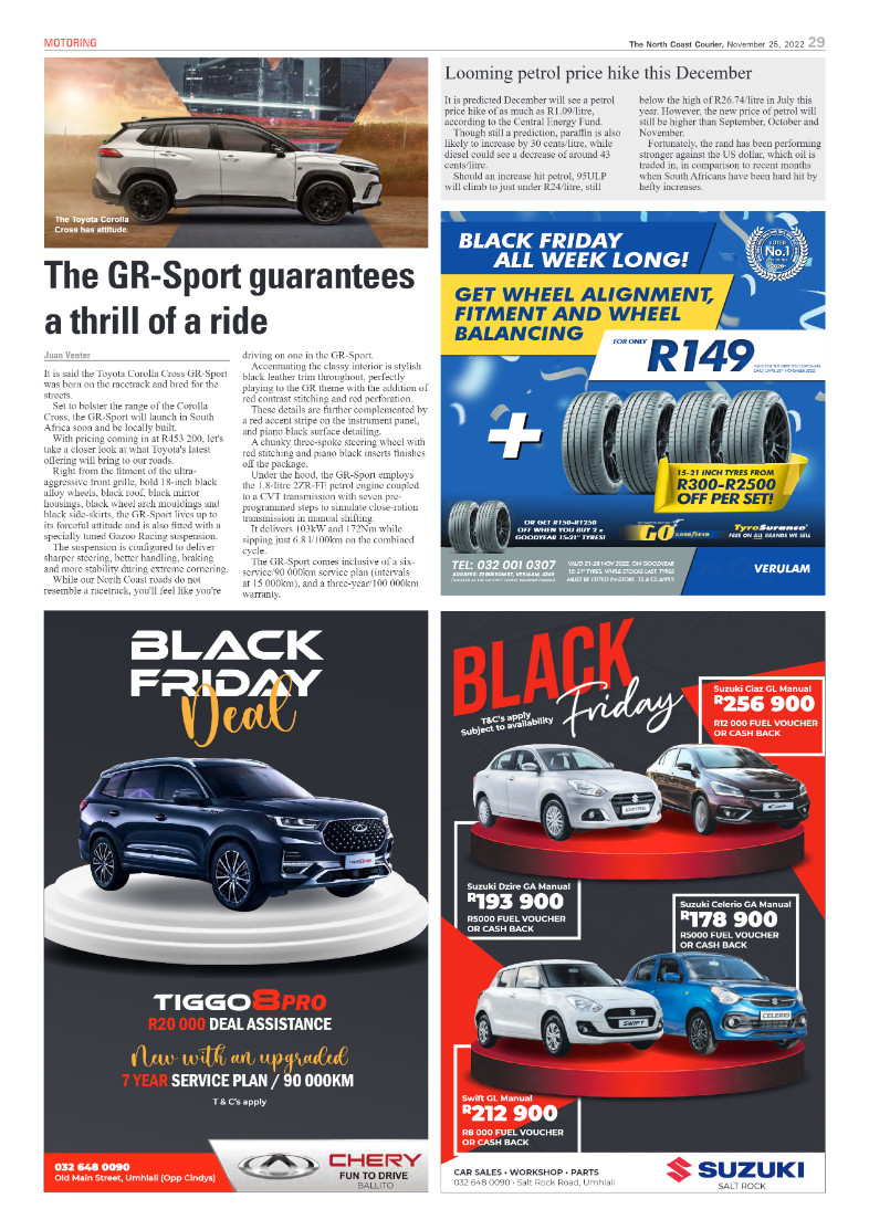 North Coast Courier 25/11/22 page 29