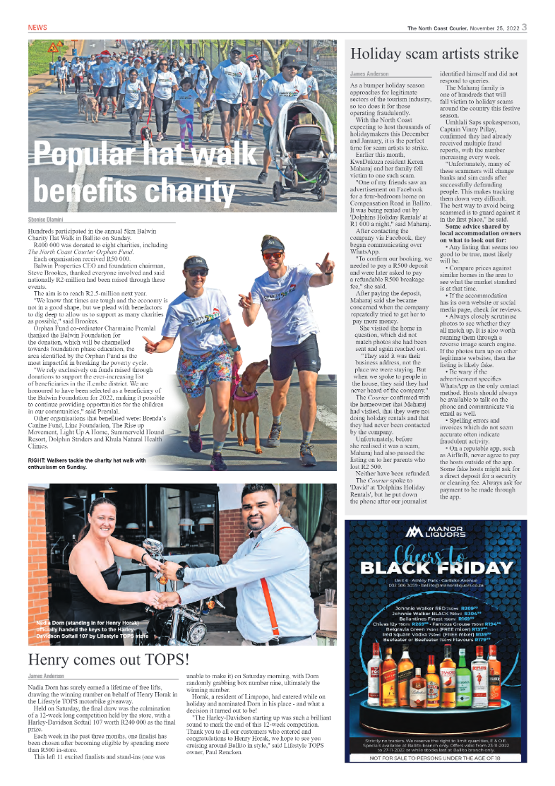 North Coast Courier 25/11/22 page 3
