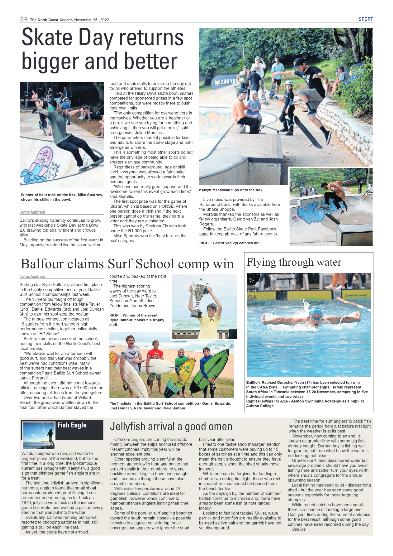 North Coast Courier 25/11/22 page 34