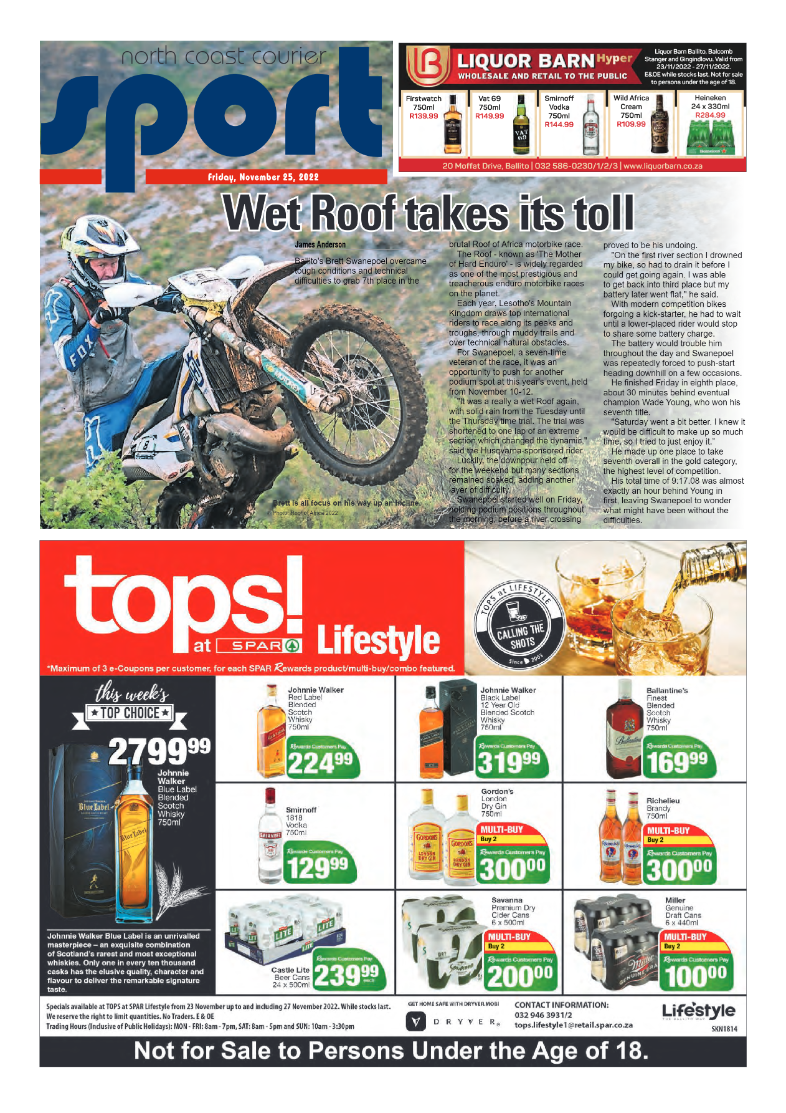 North Coast Courier 25/11/22 page 36