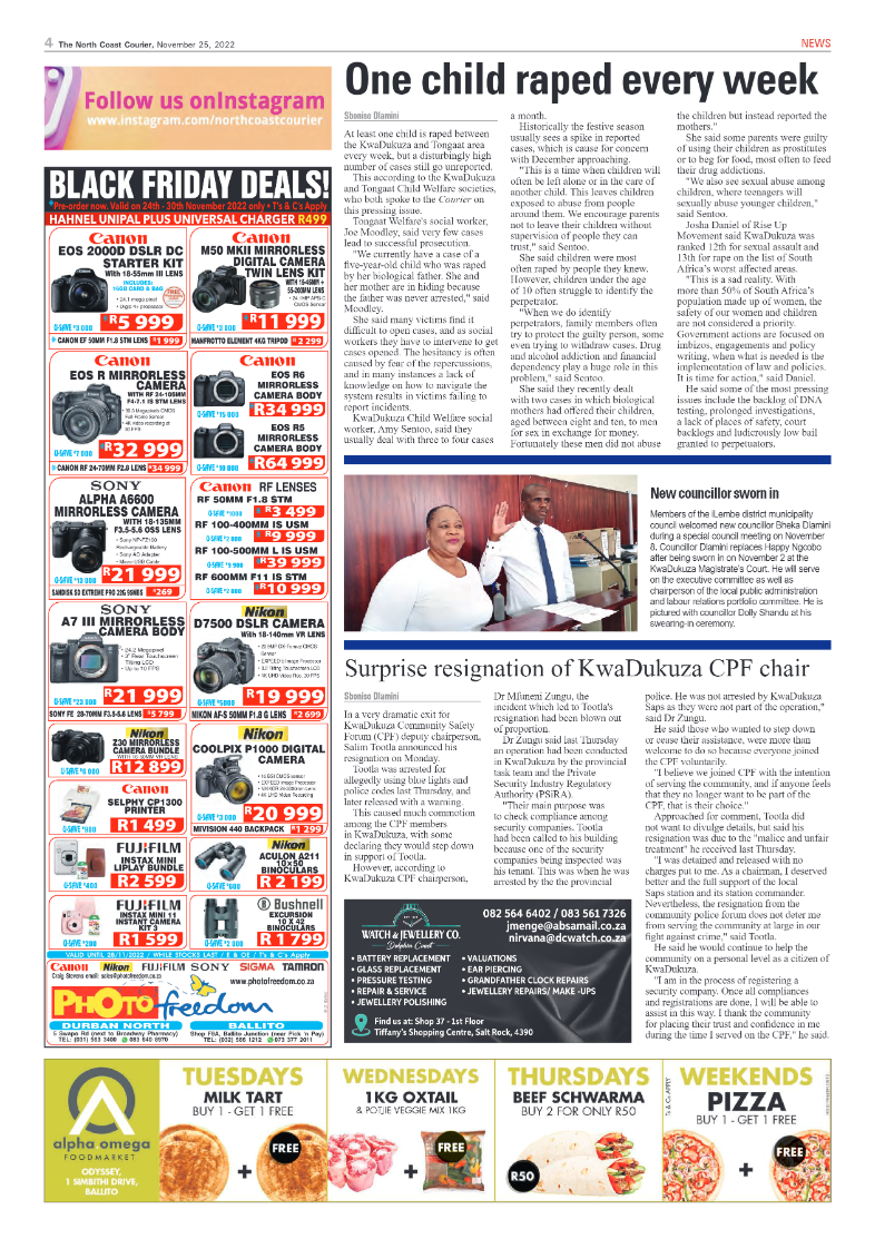 North Coast Courier 25/11/22 page 4