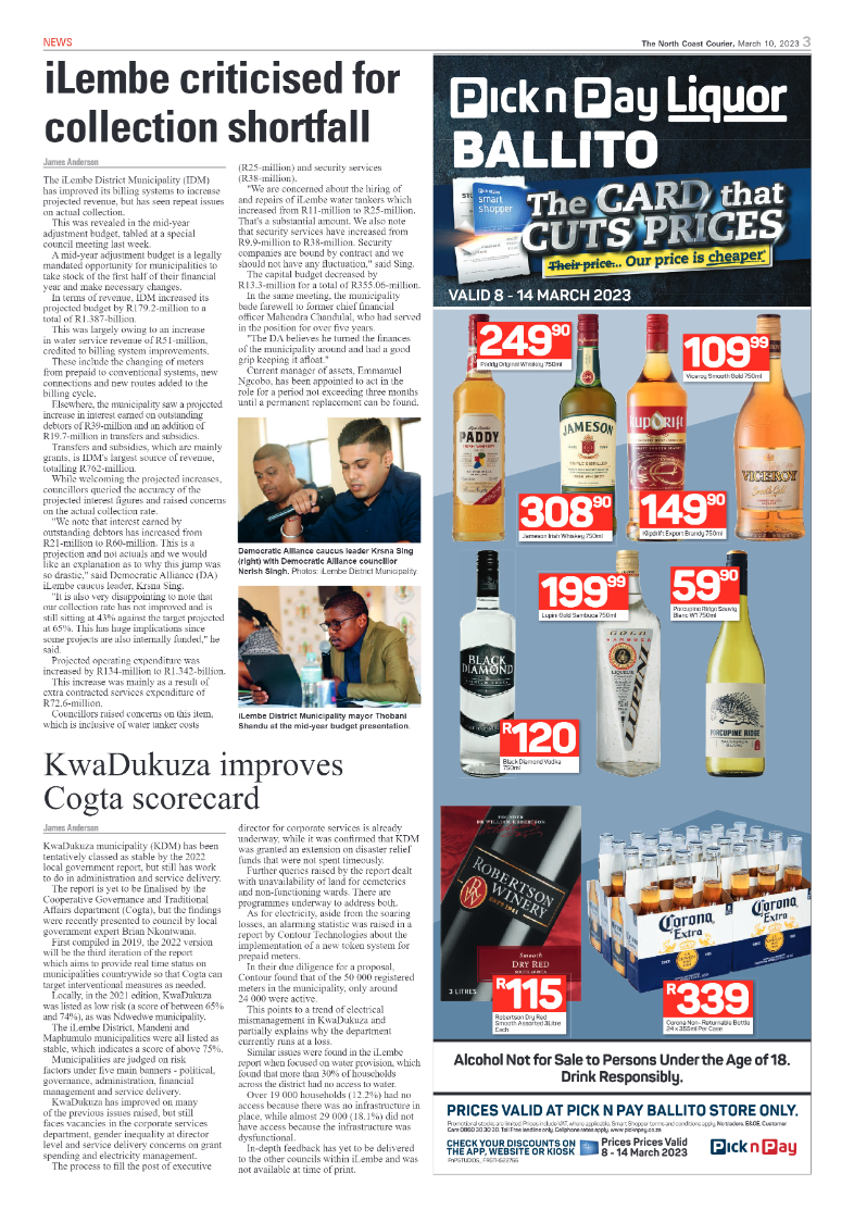 North Coast Courier 10 March page 3