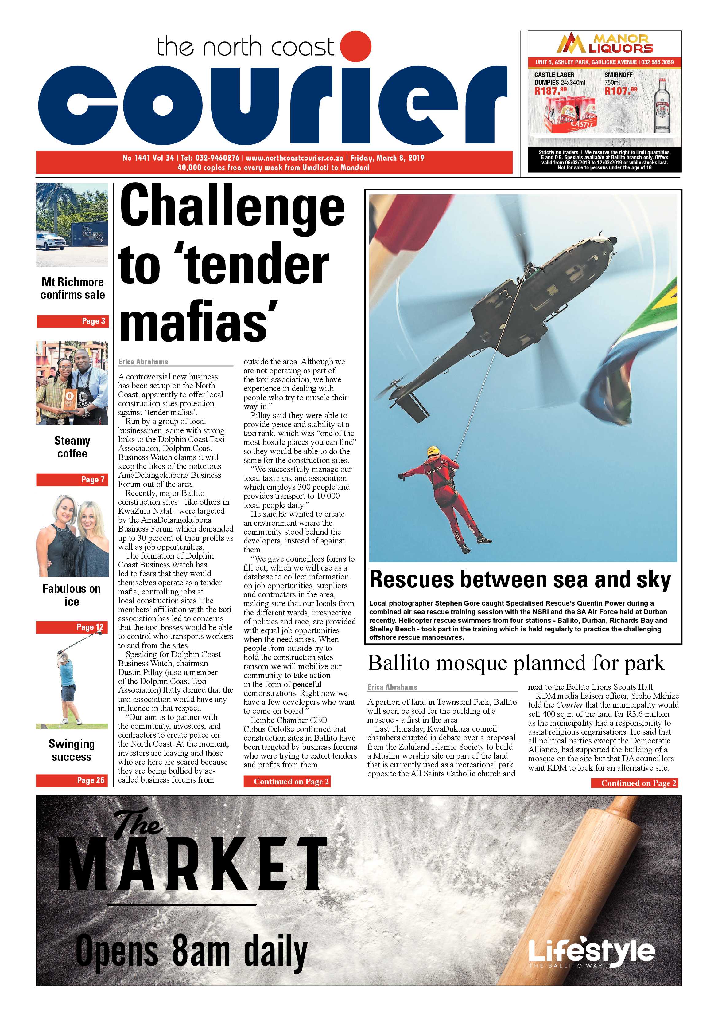 The North Coast Courier – 08 March 2019 page 1