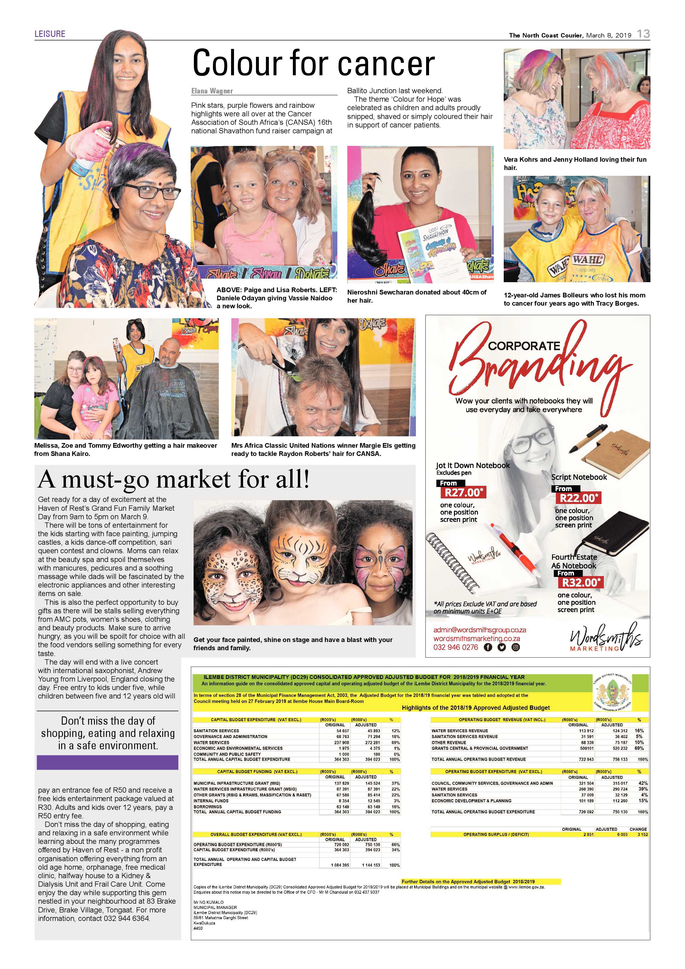 The North Coast Courier – 08 March 2019 page 13