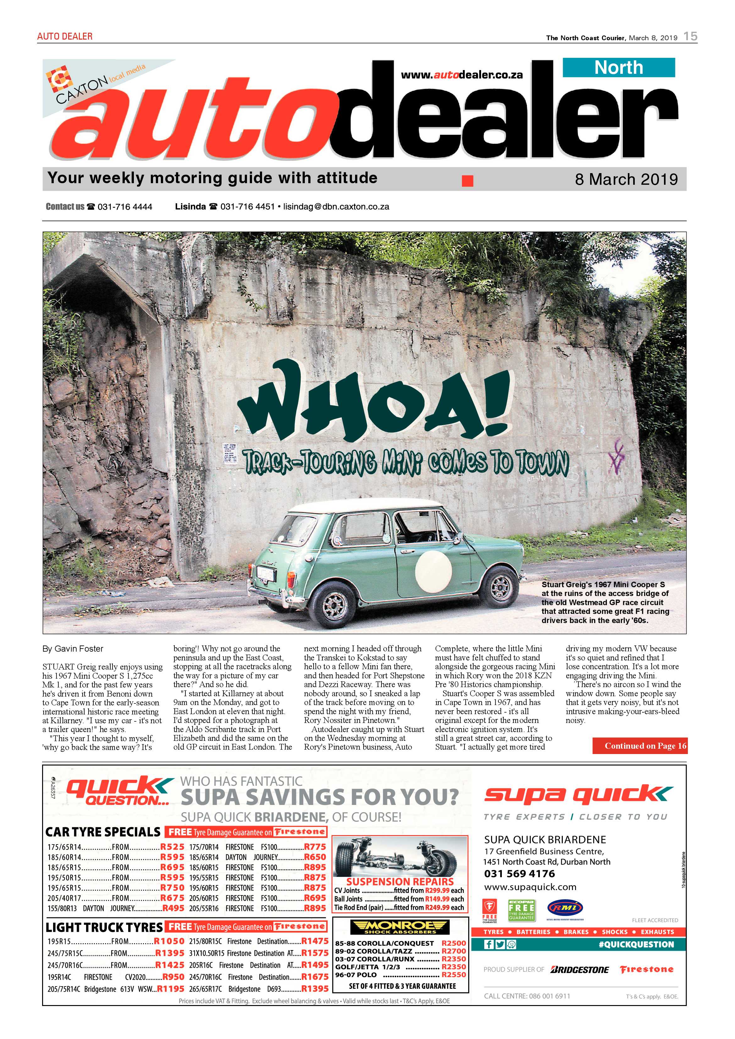 The North Coast Courier – 08 March 2019 page 15