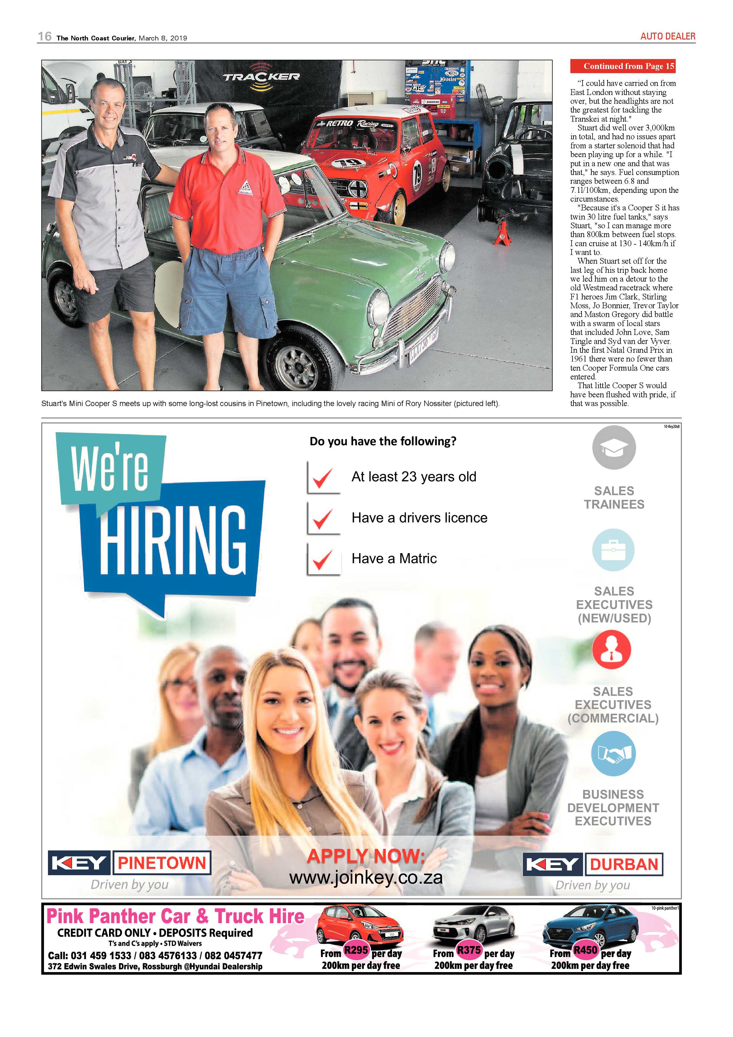 The North Coast Courier – 08 March 2019 page 16
