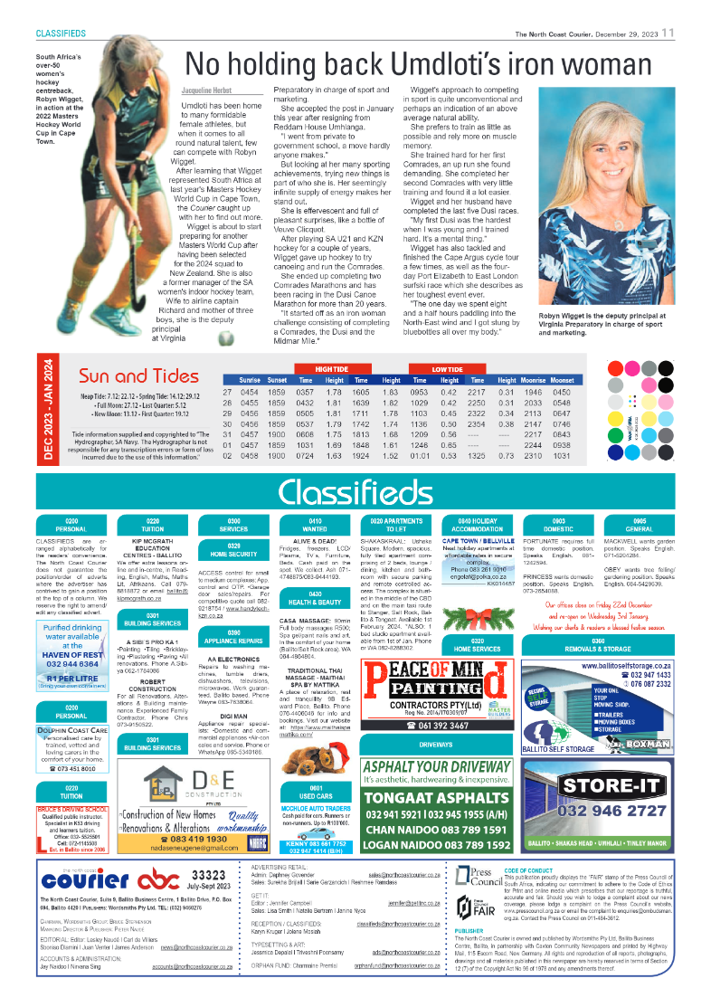 North Coast Courier 27 December page 11