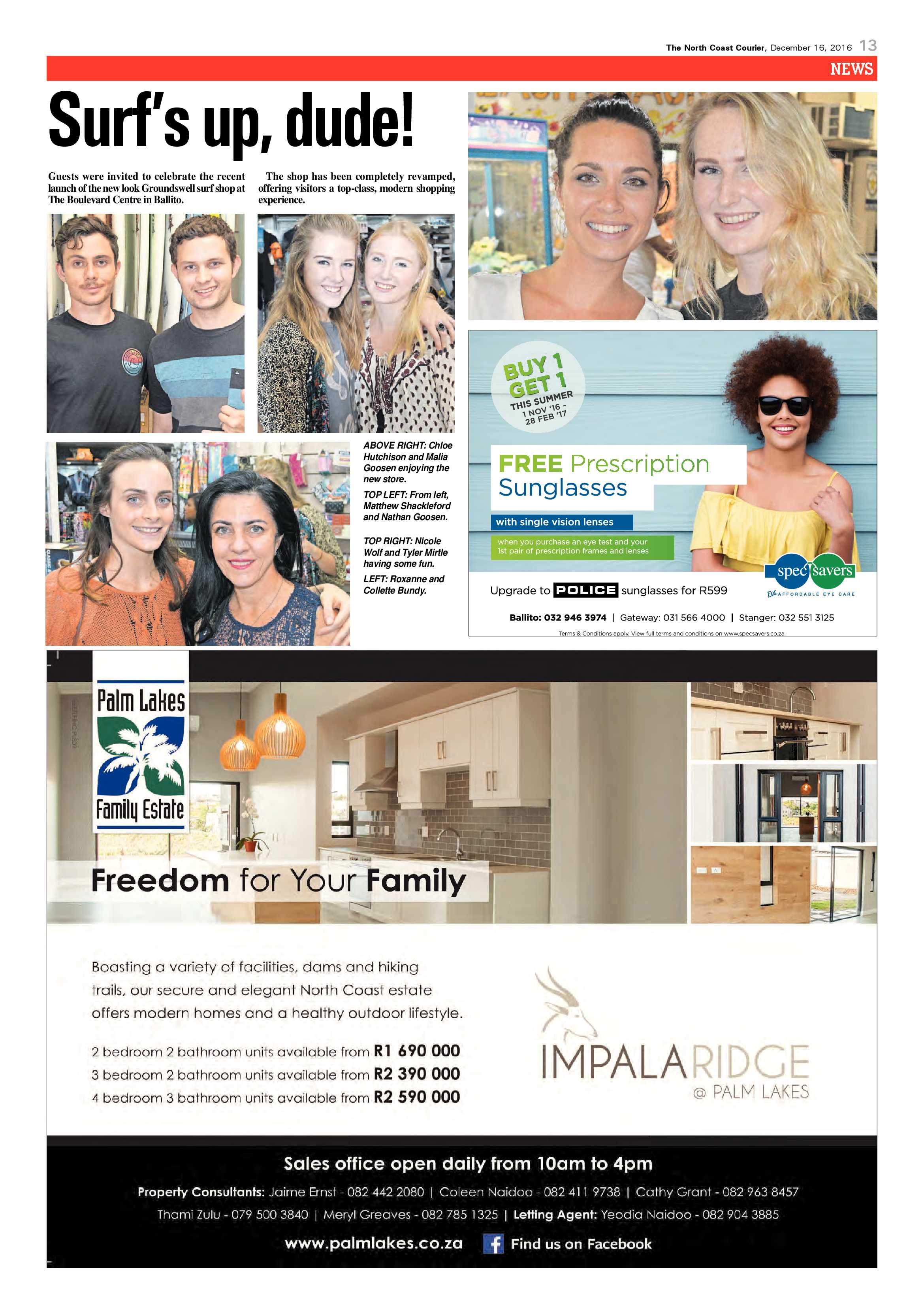 North Coast Courier – 16 December 2016 page 13