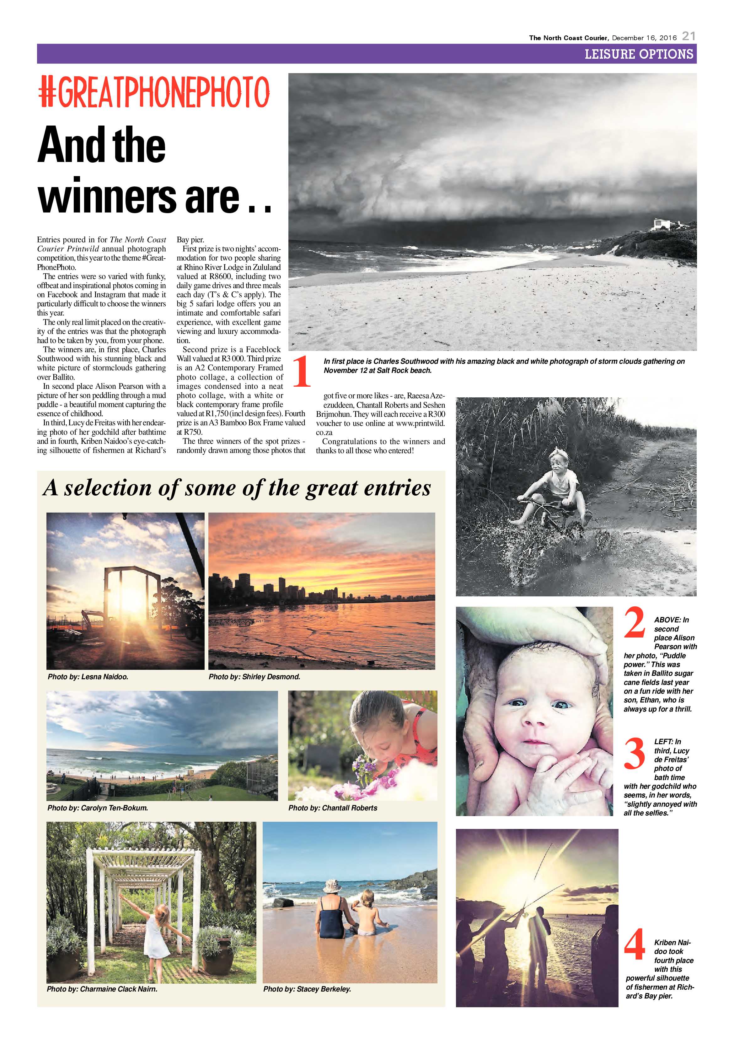 North Coast Courier – 16 December 2016 page 21