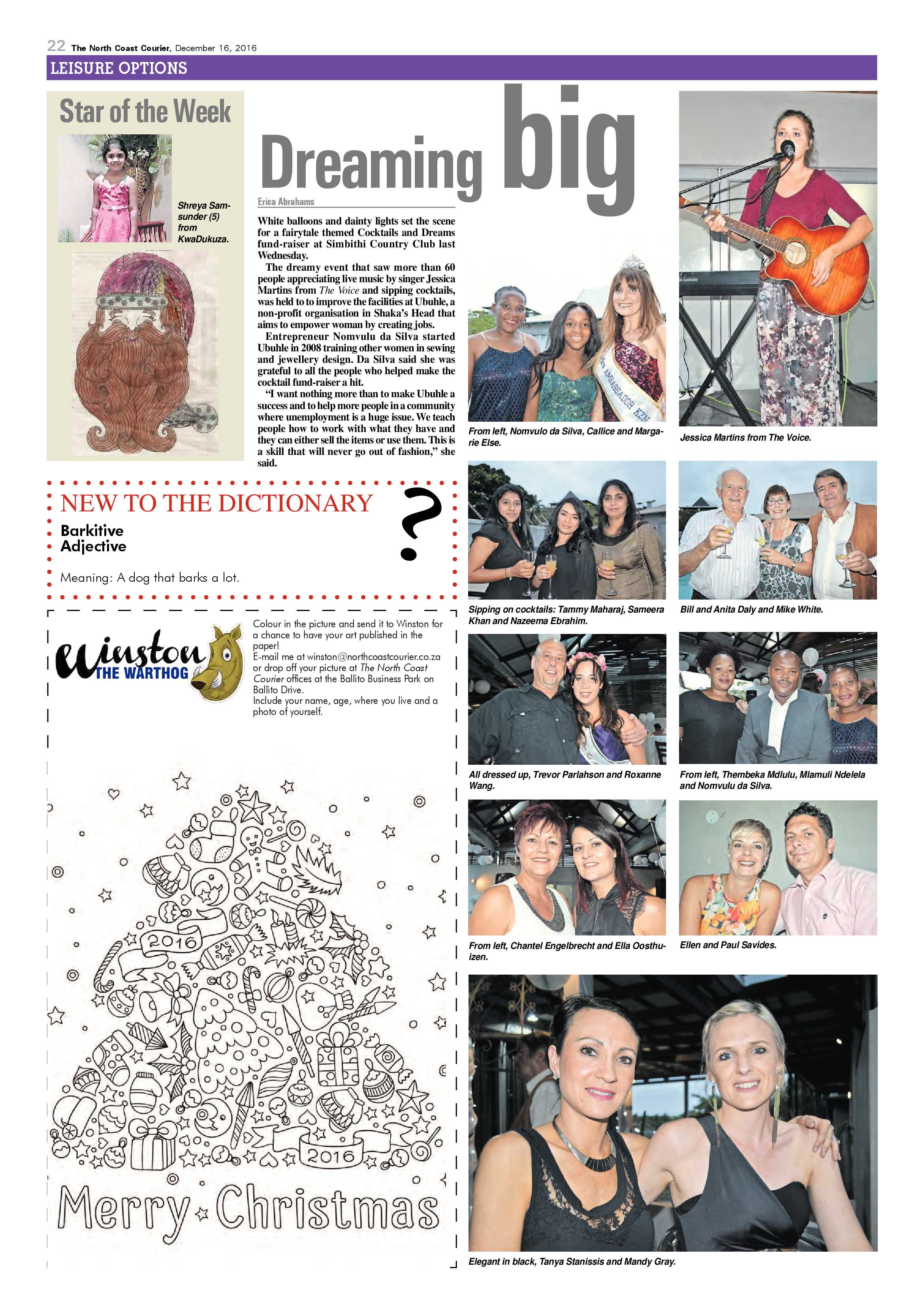 North Coast Courier – 16 December 2016 page 22