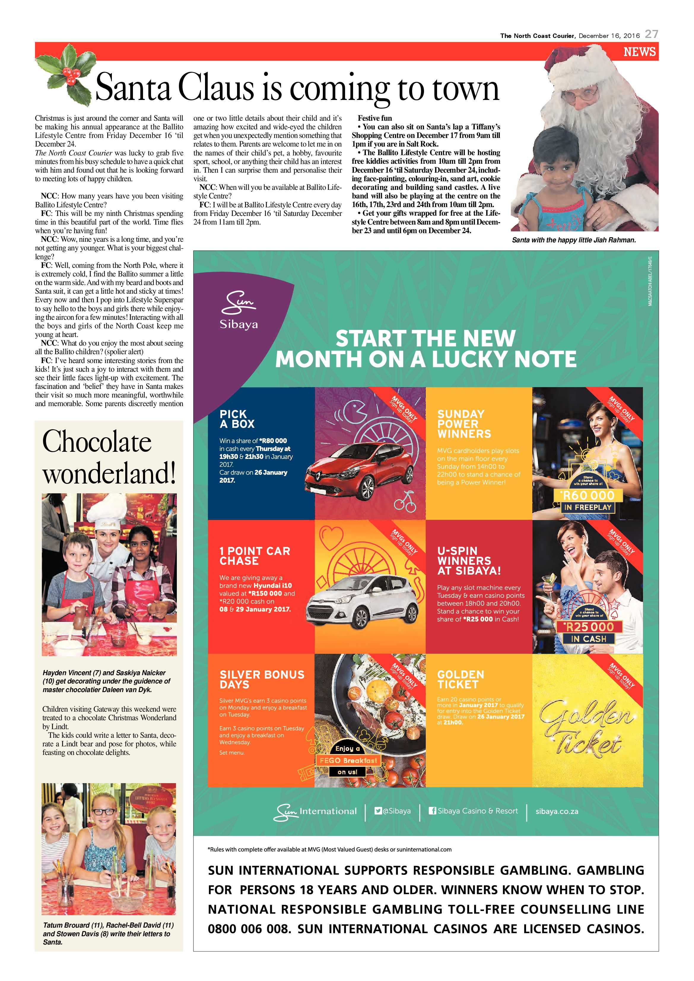 North Coast Courier – 16 December 2016 page 27