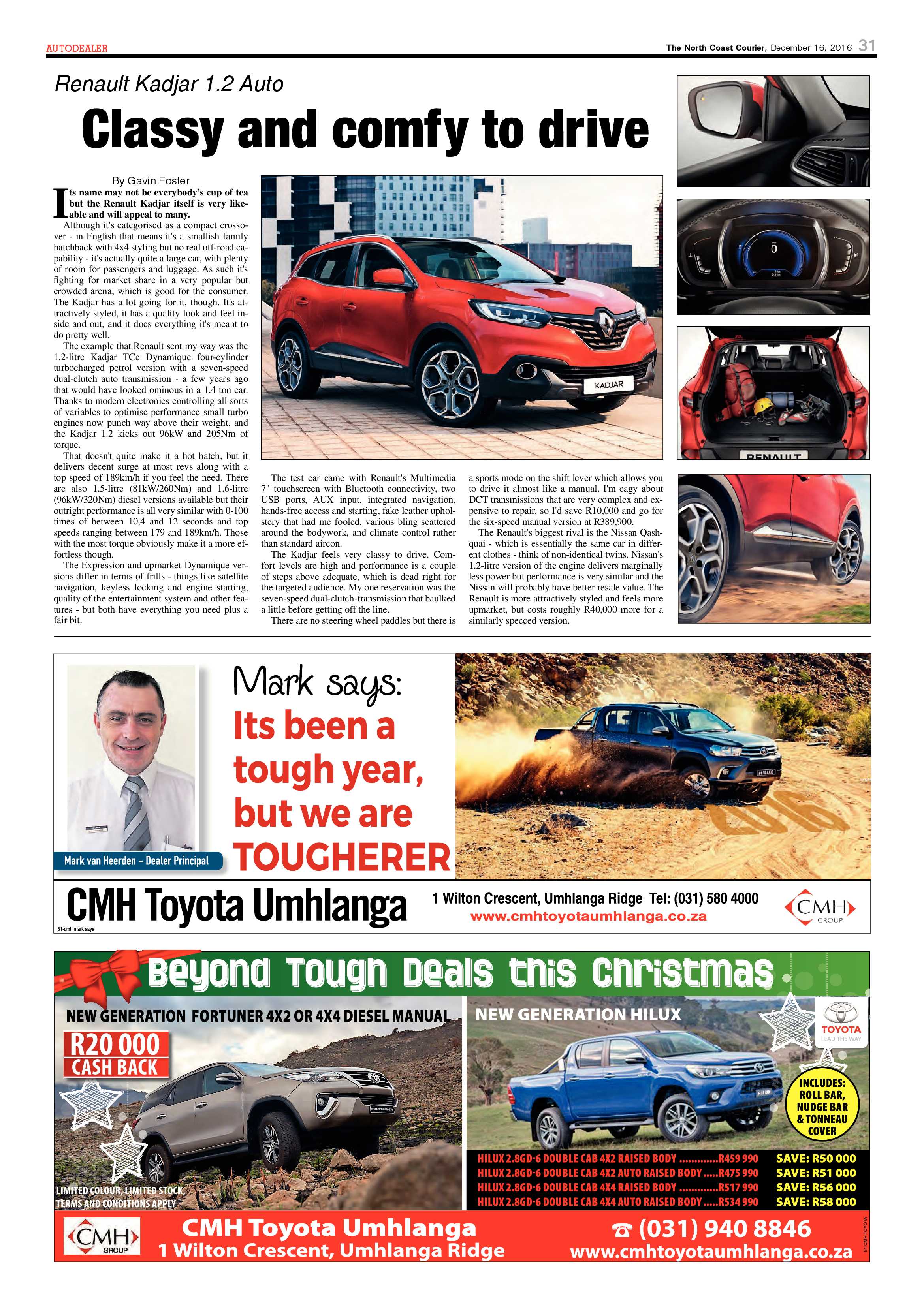 North Coast Courier – 16 December 2016 page 31