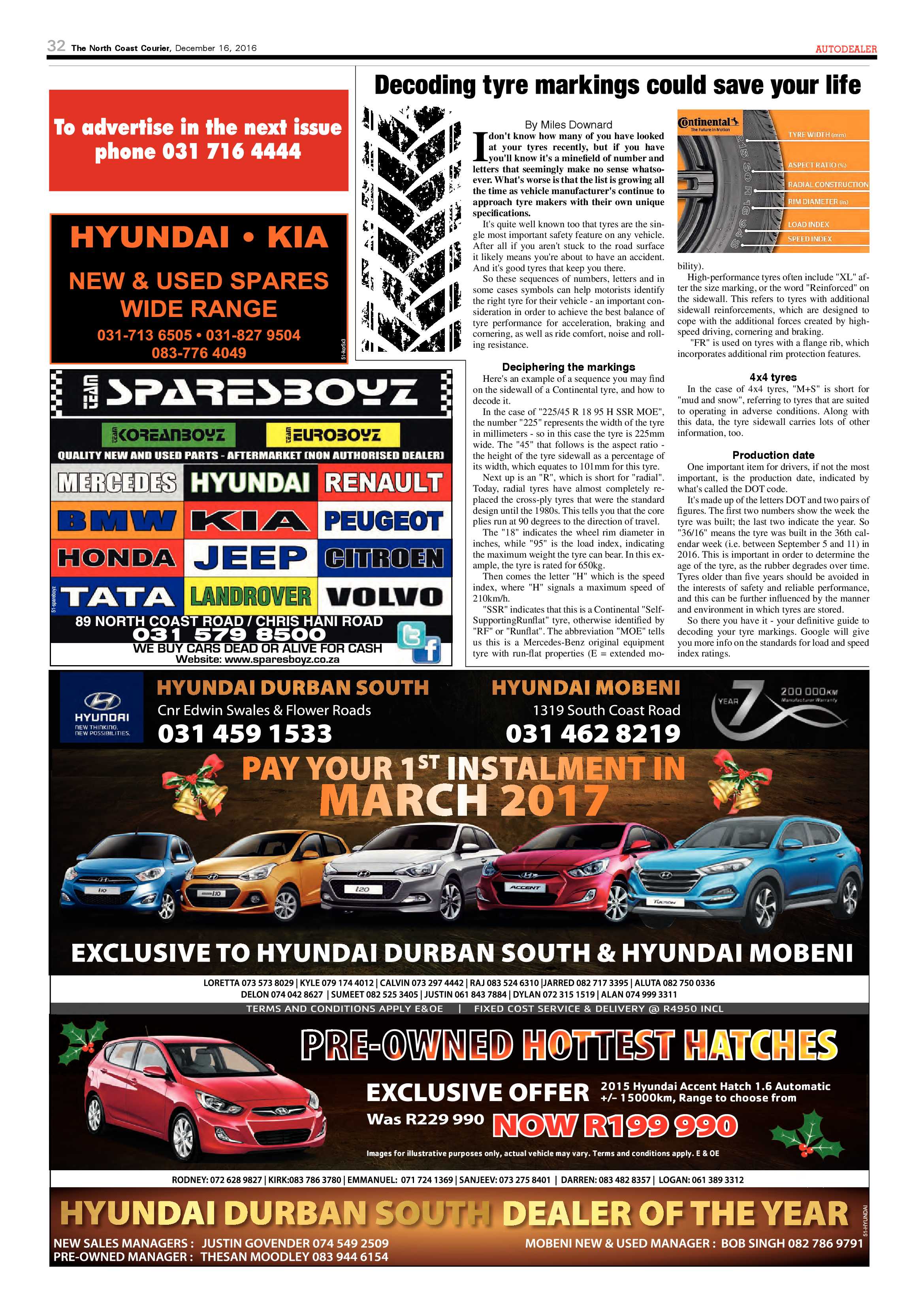 North Coast Courier – 16 December 2016 page 32