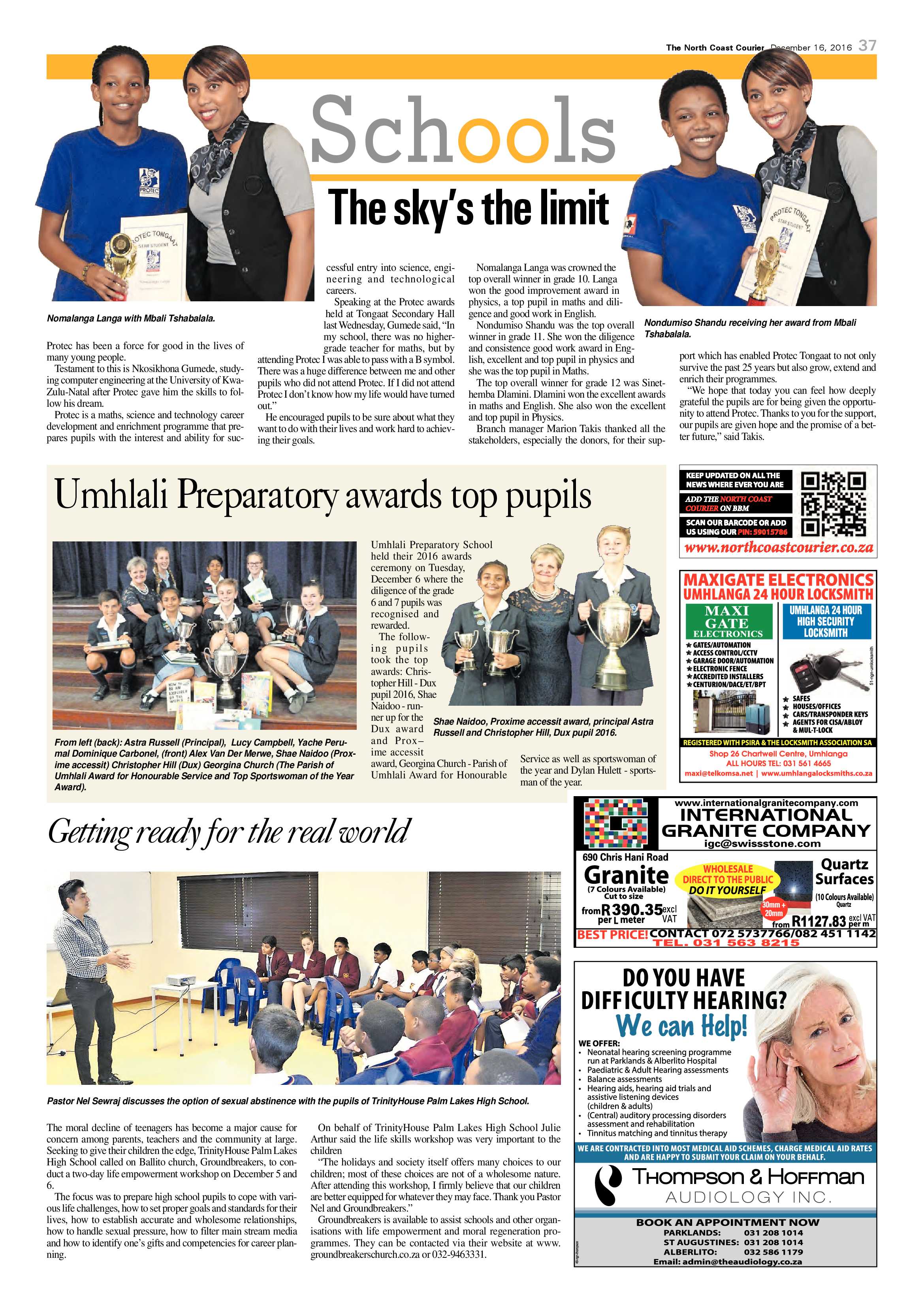 North Coast Courier – 16 December 2016 page 37