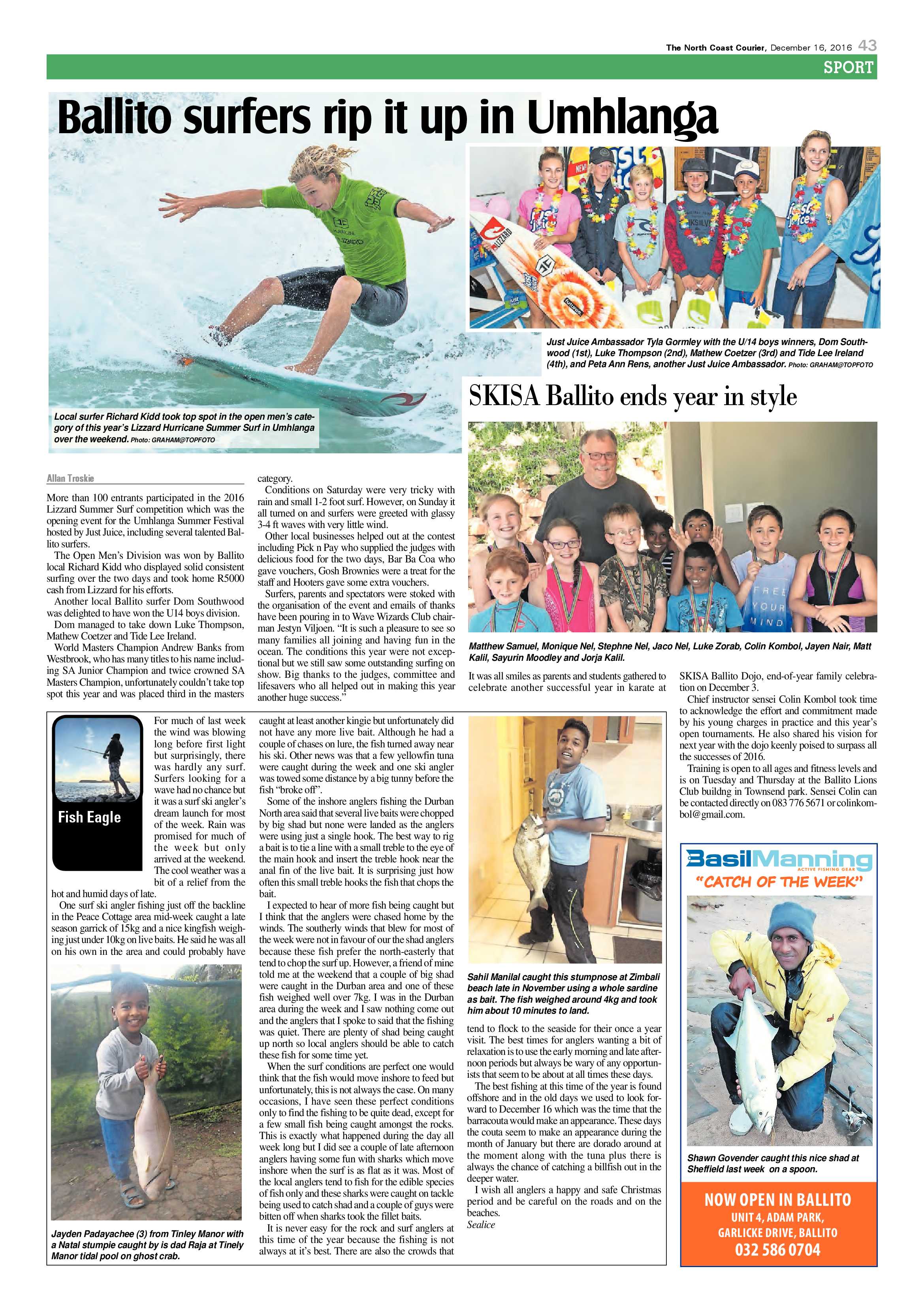 North Coast Courier – 16 December 2016 page 43