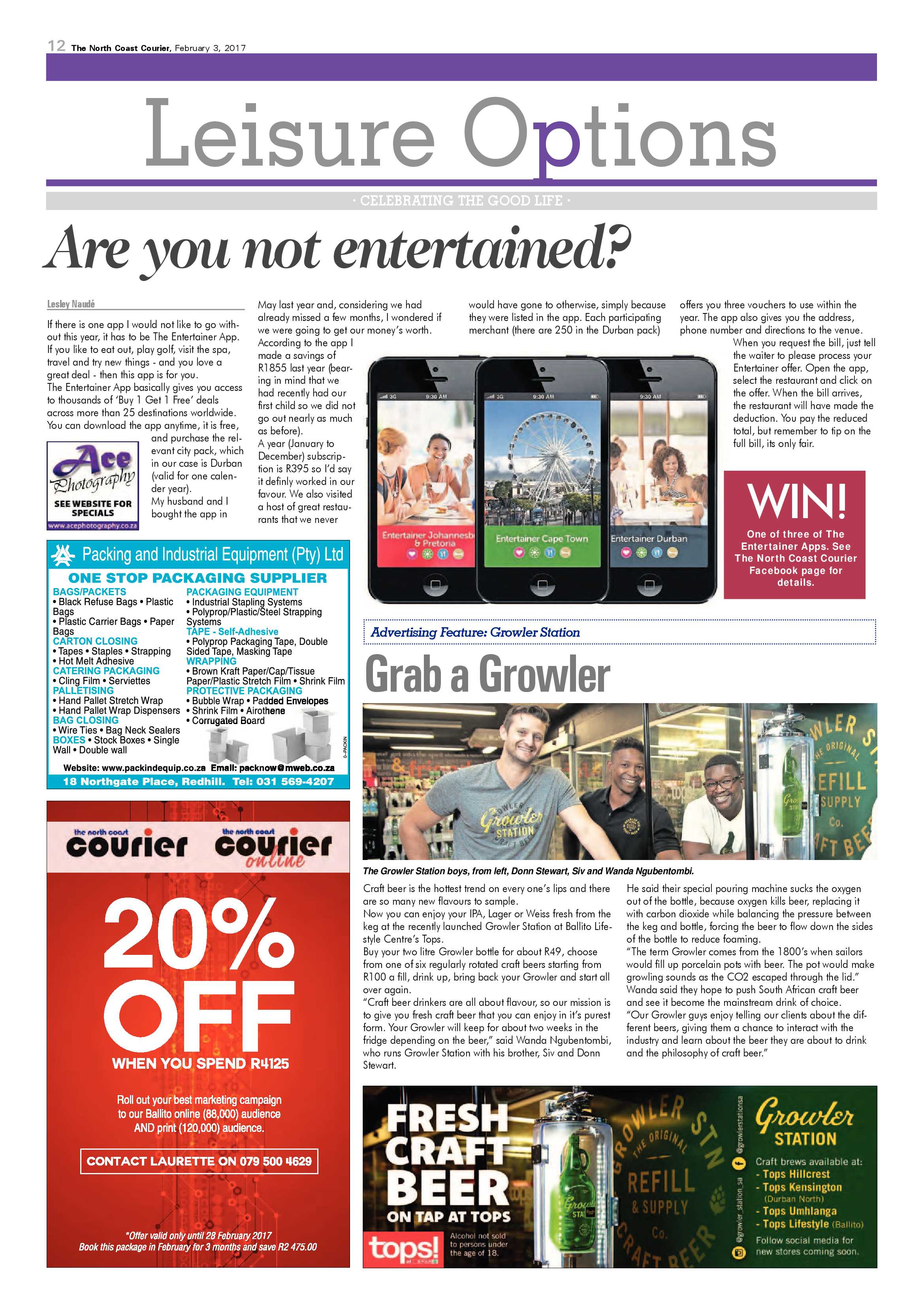 North Coast Courier – 03 February 2017 page 12