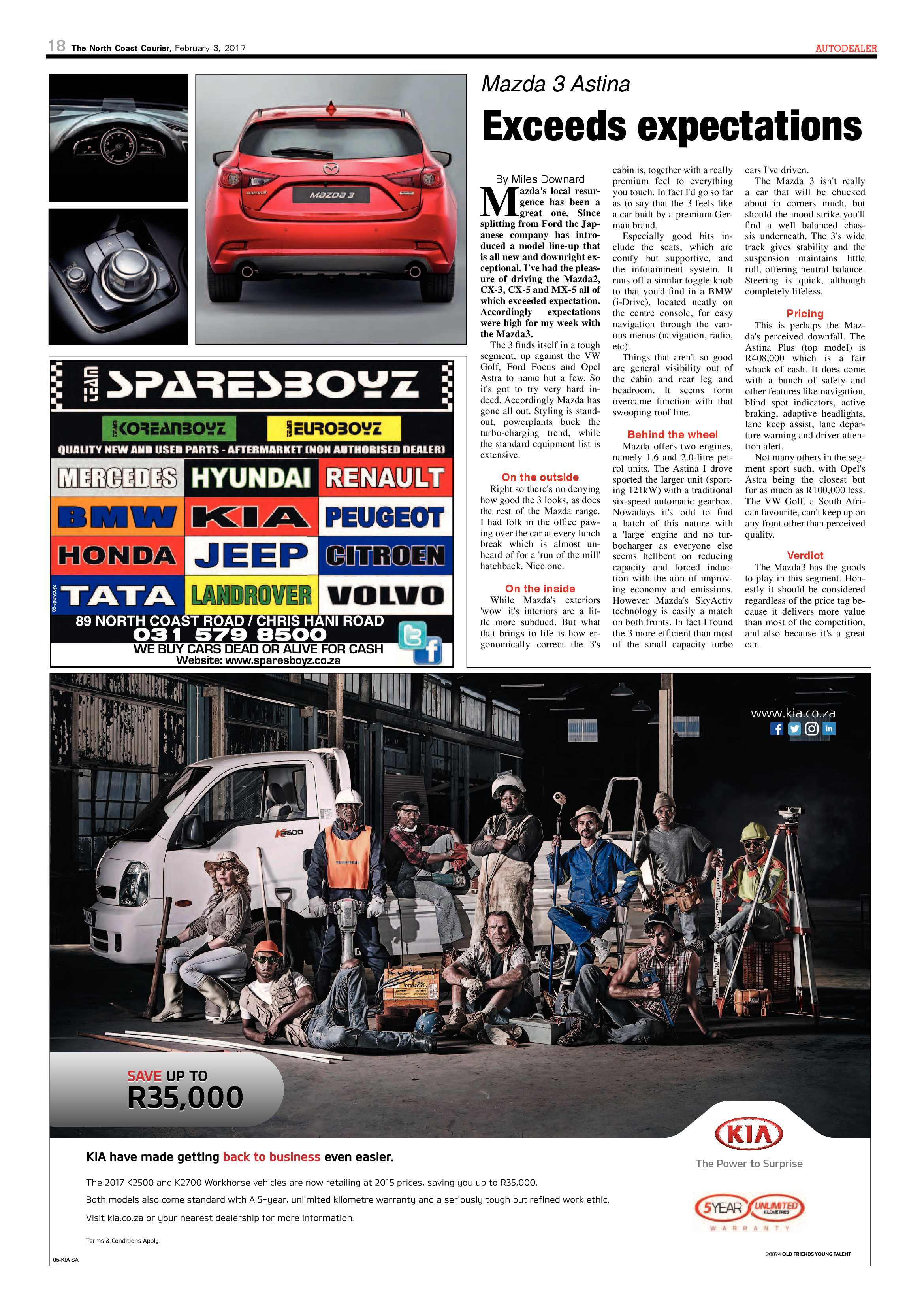North Coast Courier – 03 February 2017 page 18