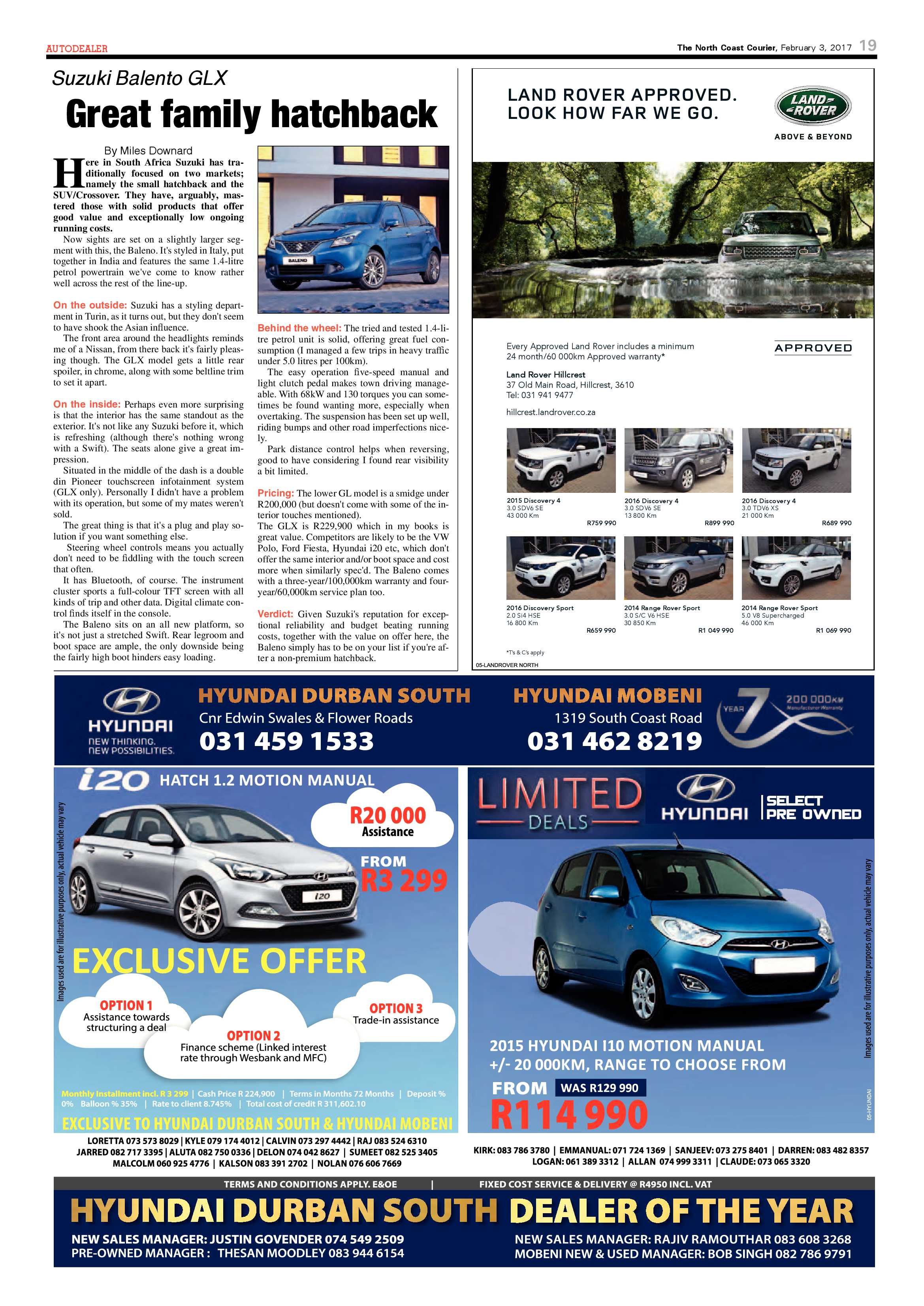 North Coast Courier – 03 February 2017 page 19