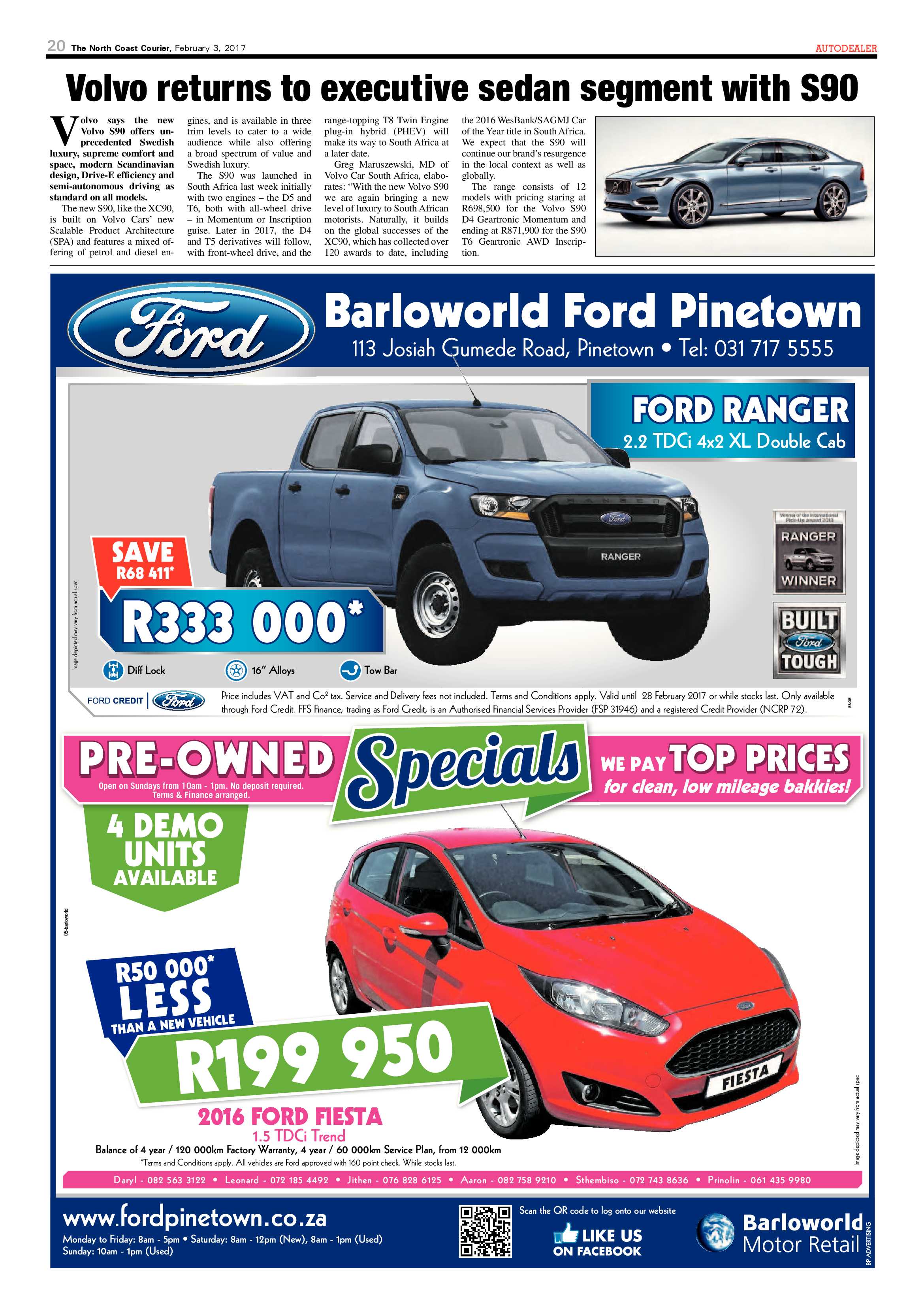 North Coast Courier – 03 February 2017 page 20