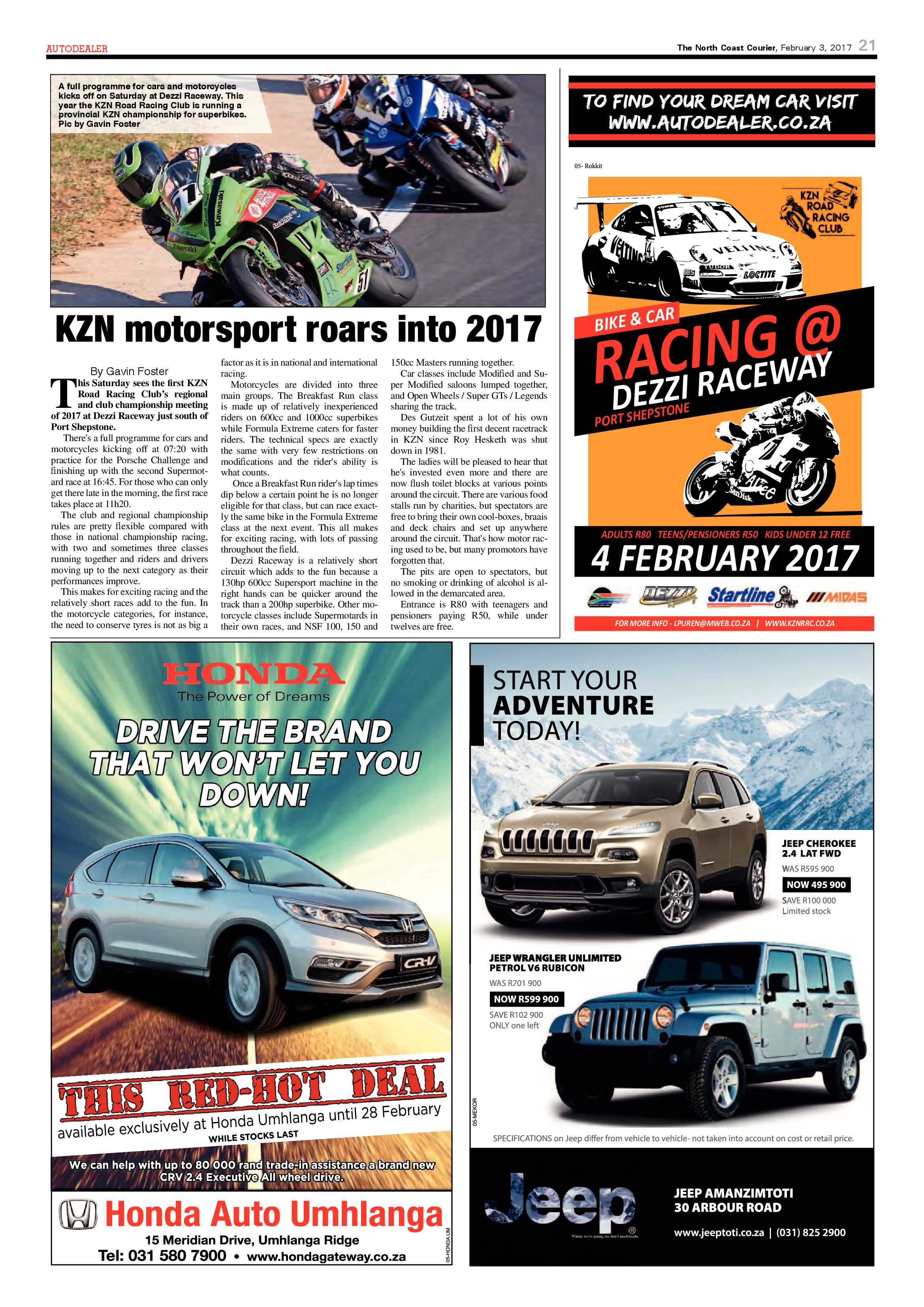 North Coast Courier – 03 February 2017 page 21