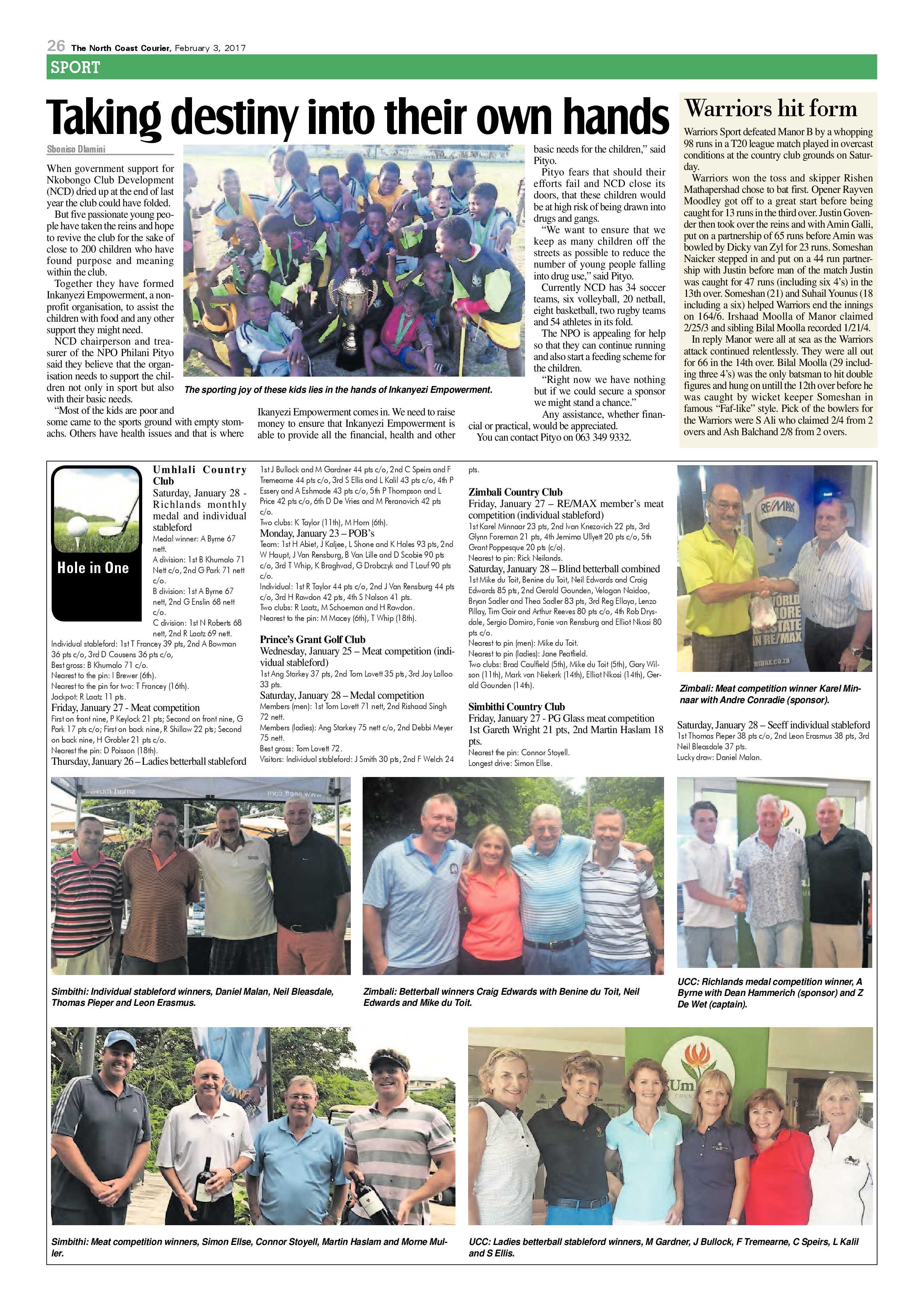 North Coast Courier – 03 February 2017 page 26
