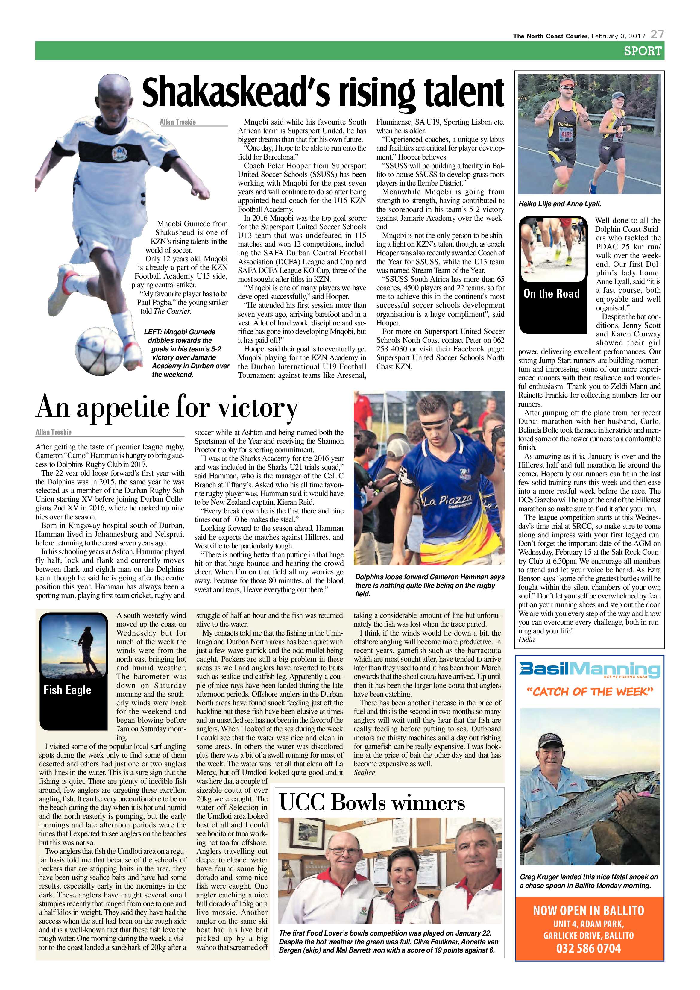 North Coast Courier – 03 February 2017 page 27