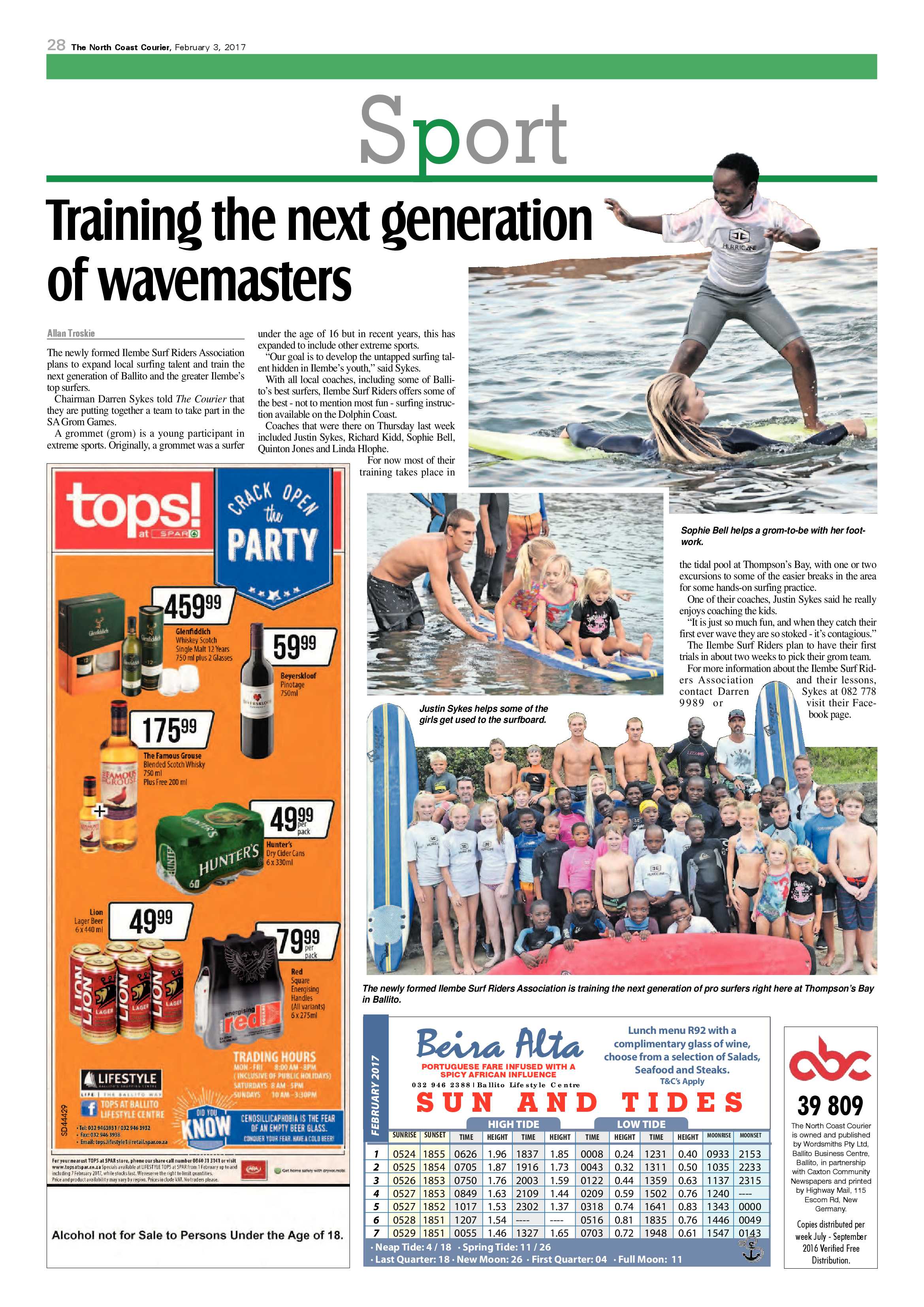 North Coast Courier – 03 February 2017 page 28