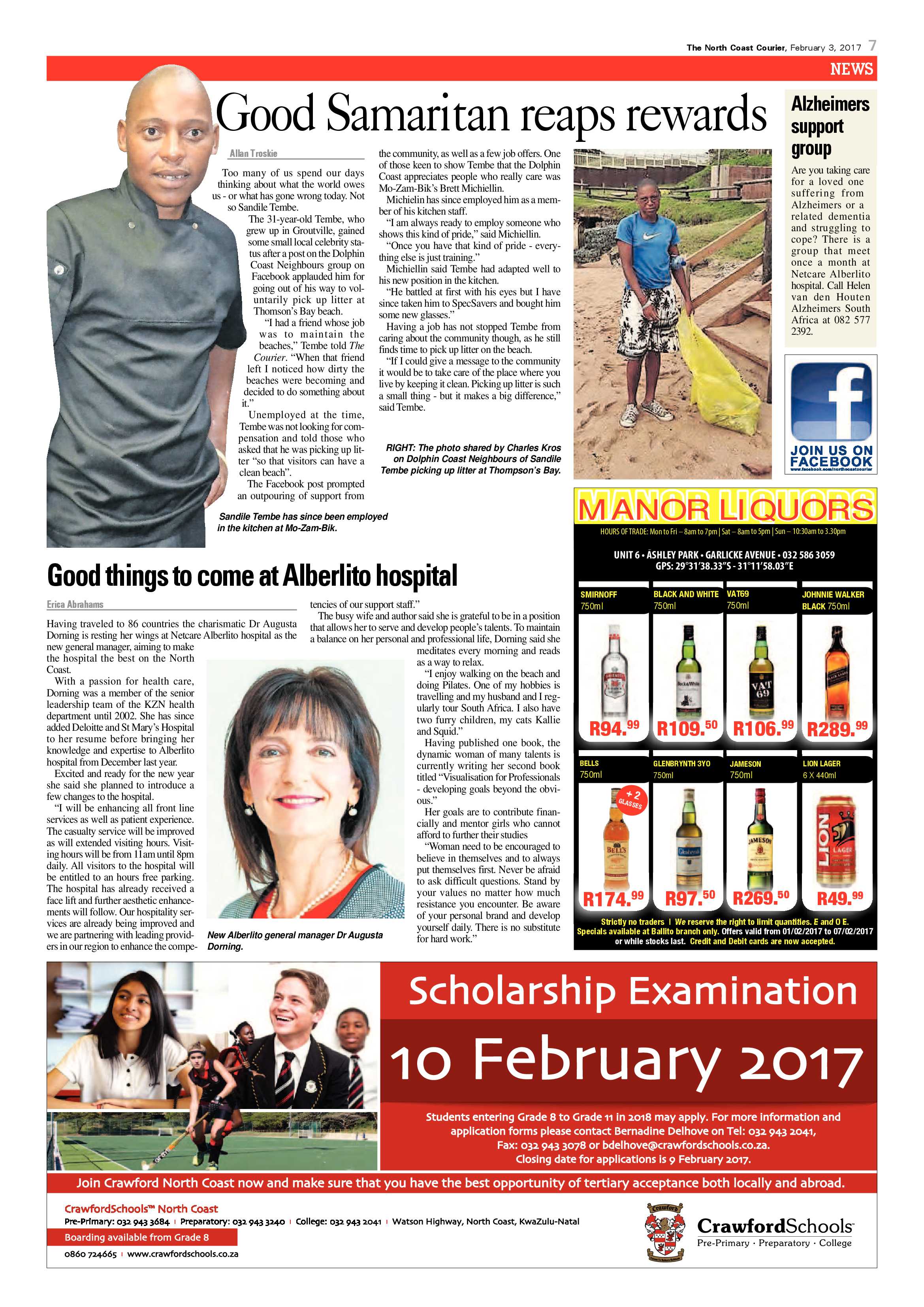 North Coast Courier – 03 February 2017 page 7