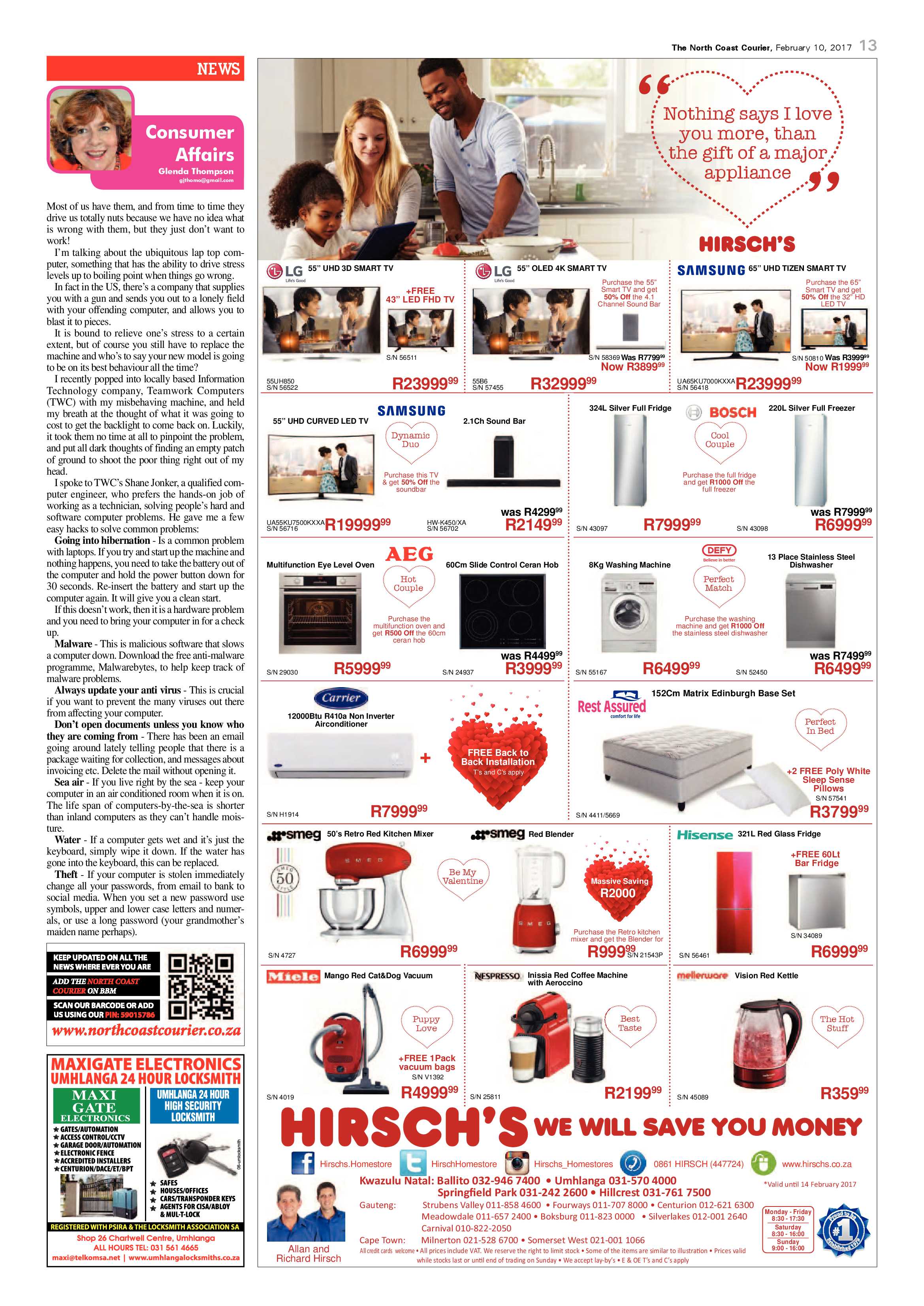 North Coast Courier – 10 February 2017 page 13
