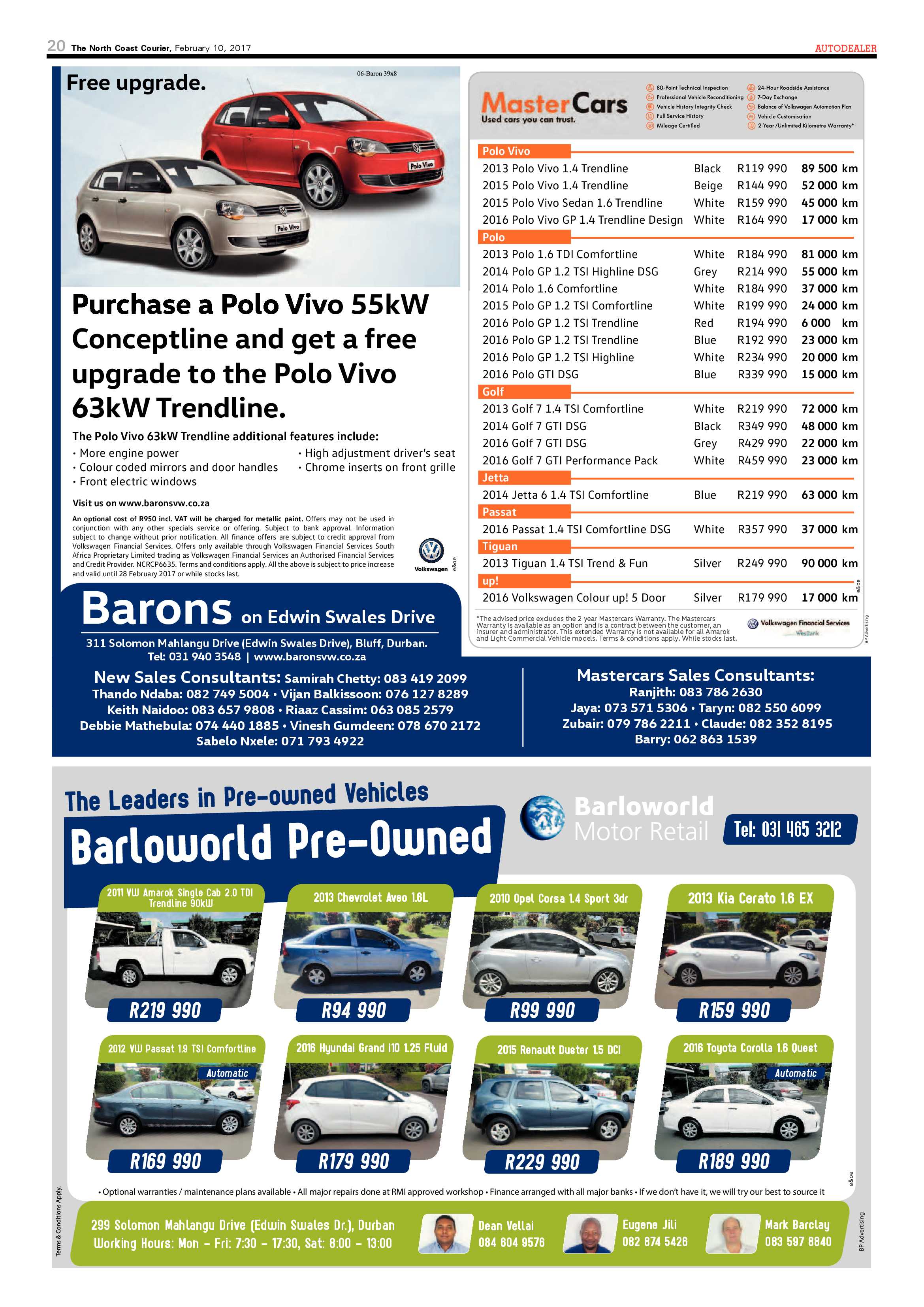 North Coast Courier – 10 February 2017 page 20