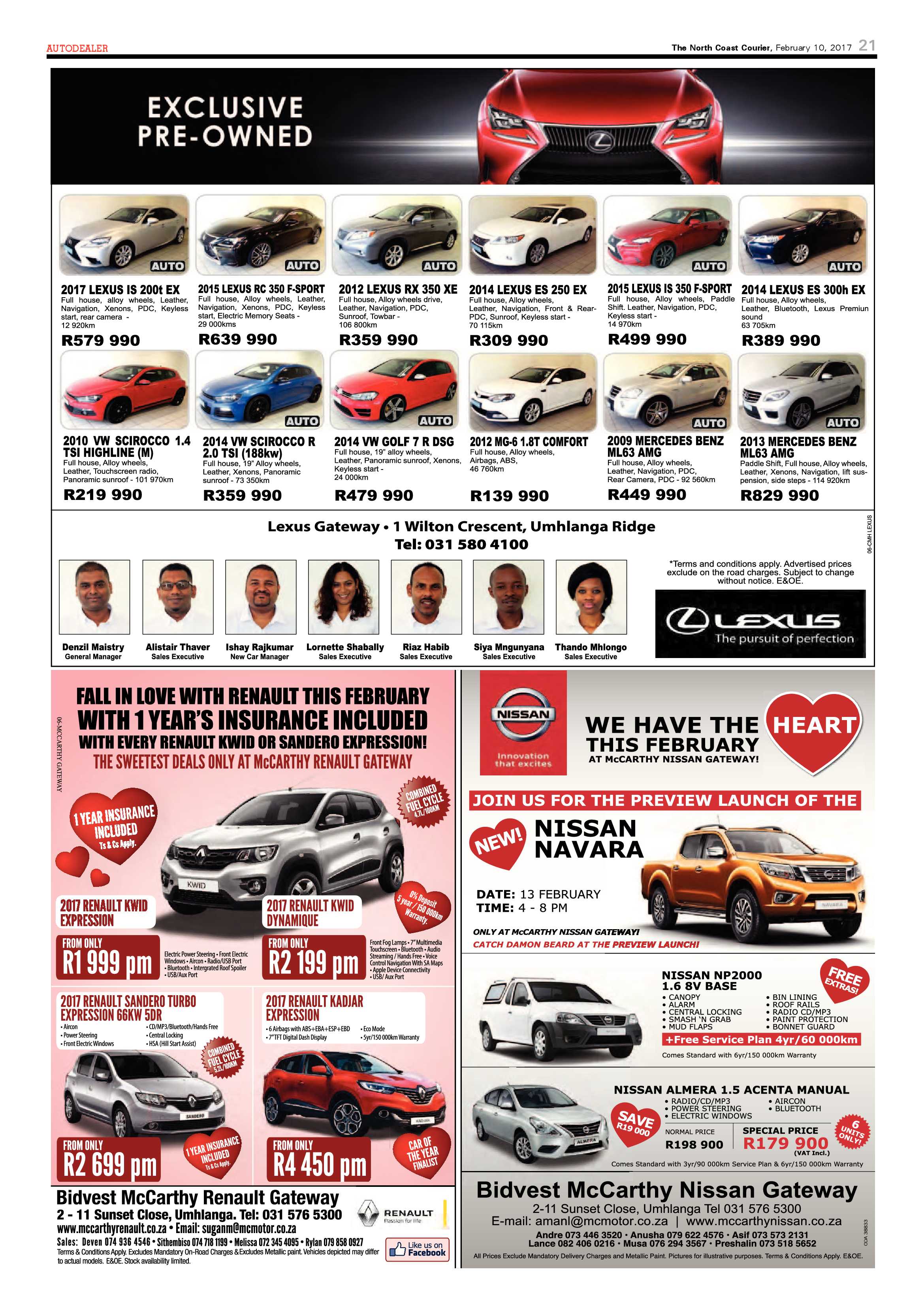 North Coast Courier – 10 February 2017 page 21